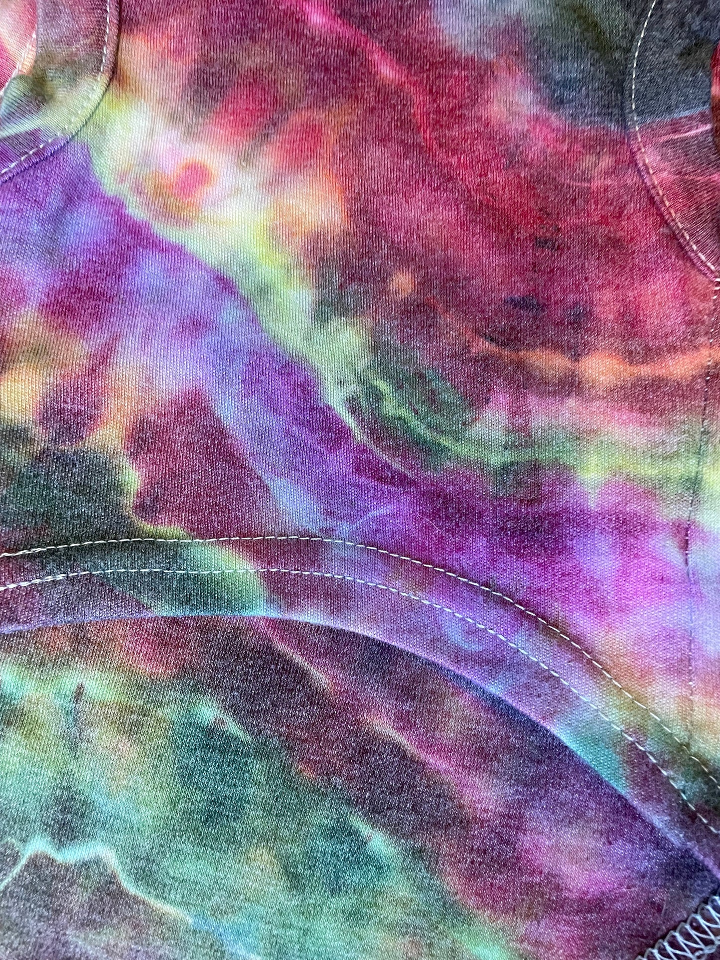Geode Ice Tie Dye Dog Tshirt | Fits Small Dog | Hand-Dyed | One Of A Kind