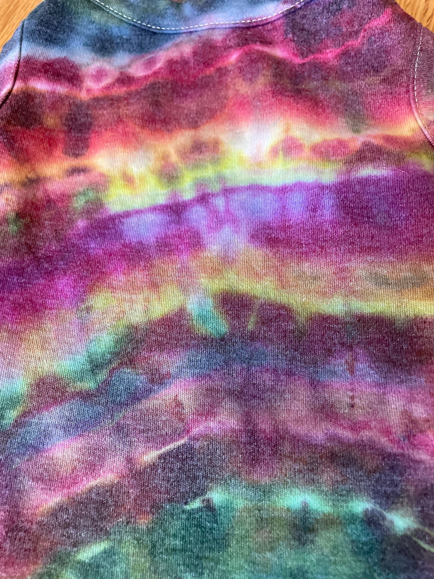 Geode Ice Tie Dye Dog Tshirt | Fits Small Dog | Hand-Dyed | One Of A Kind