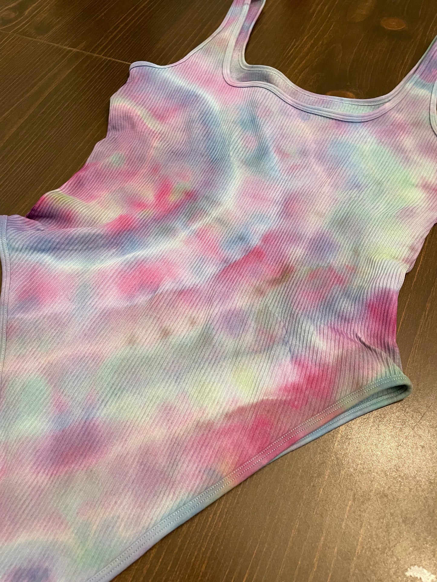Tie Dye Bodysuit | Size Large | Hand-Dyed | One Of A Kind
