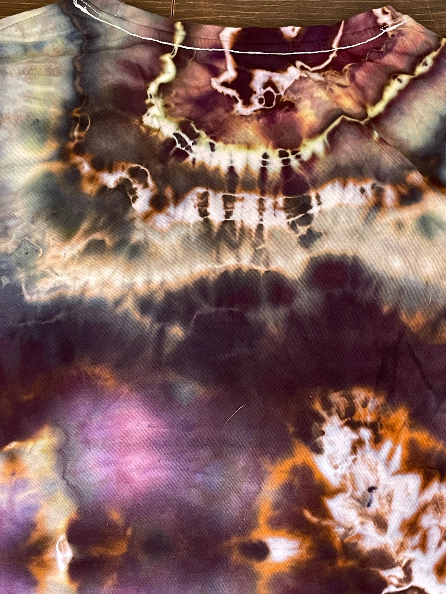 Purple Tie Dye Long Sleeve Shirt | Size Large | One Of A Kind