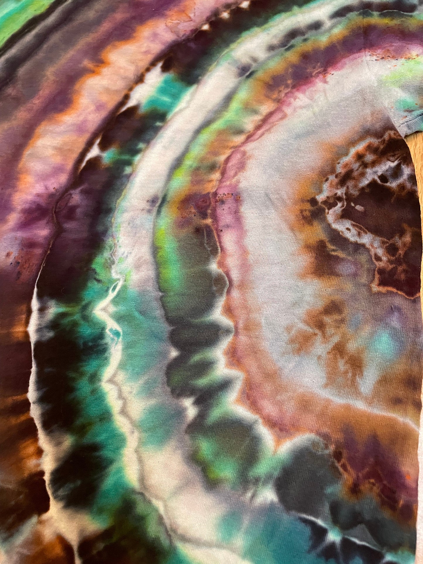 Emerald Tie Dye T-Shirt | Size XL | Hand-Dyed | One Of A Kind