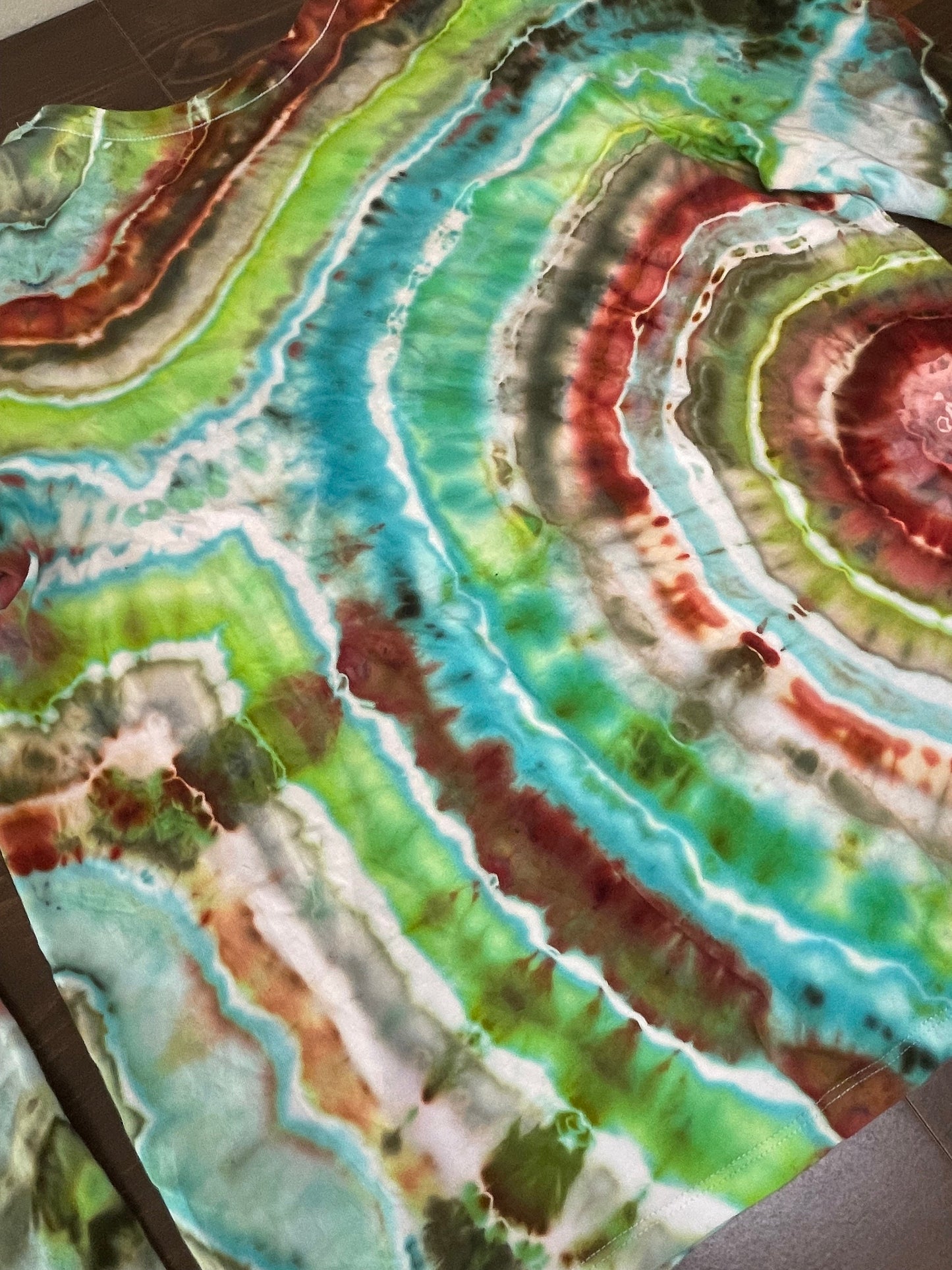 Geode Tie Dye Long Sleeve T-Shirt | Size XXL | Hand-Dyed | One Of A Kind