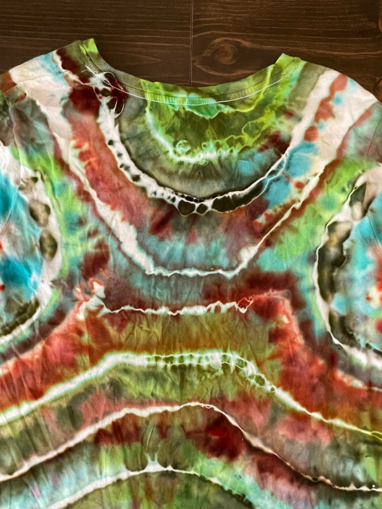 Geode Ice Tie Dye Long Sleeve T-Shirt | Size XL | Hand-Dyed | One Of A Kind