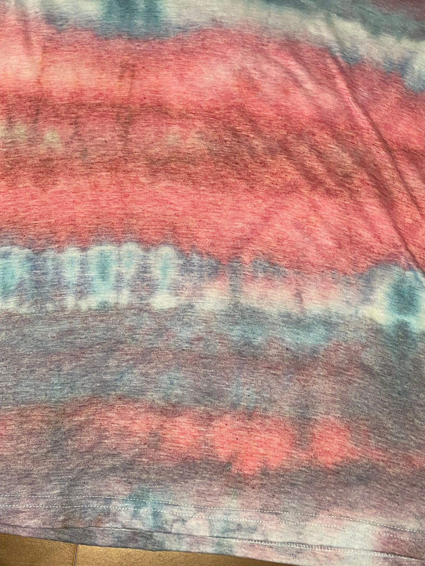 Red, White, and Blue Tie Dye T-Shirt | Size Small | Hand-Dyed | One Of A Kind