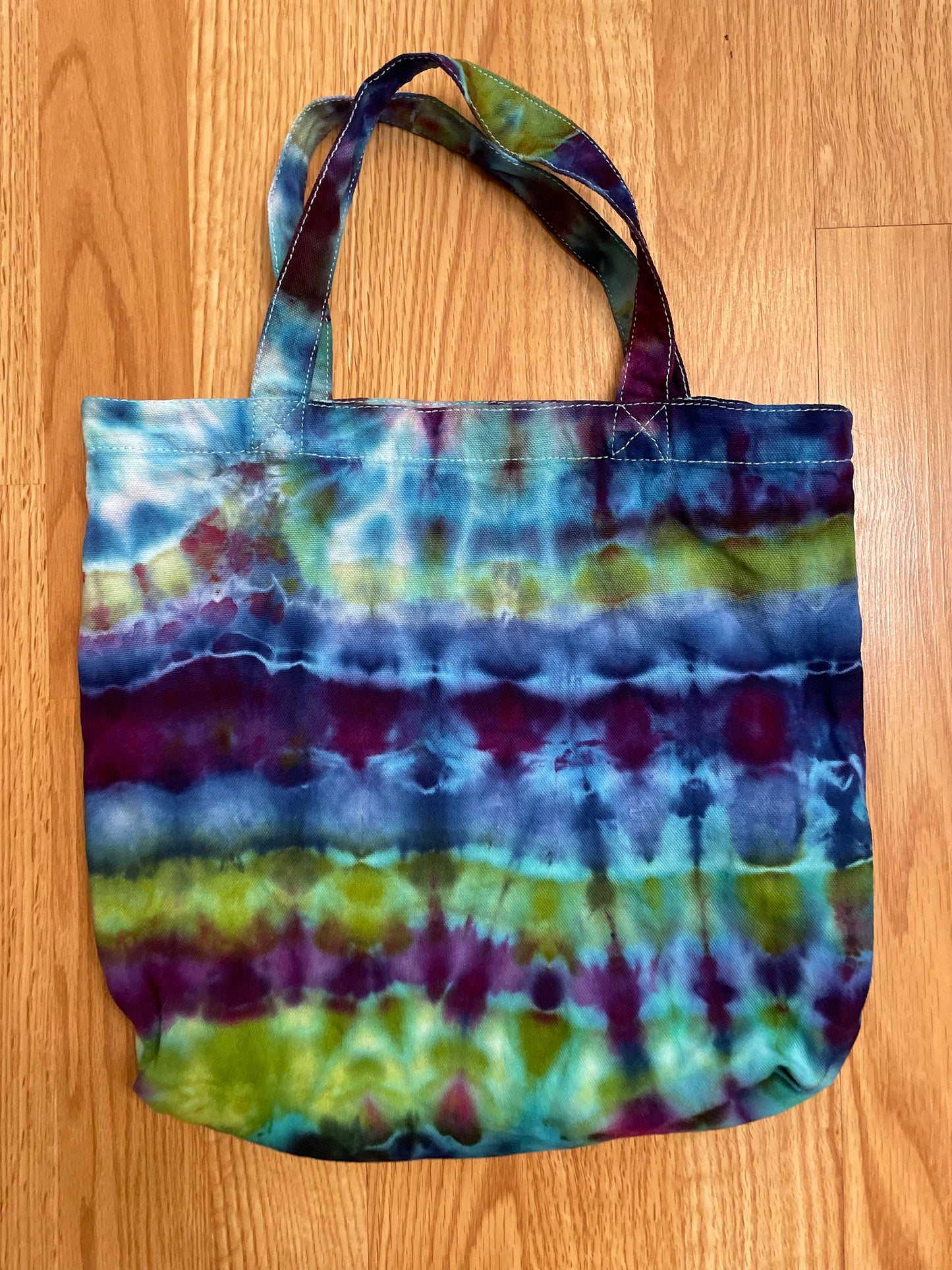 Kaleidoscope Tie Dye Canvas Tote | One Size | Hand-Dyed | One Of A Kind