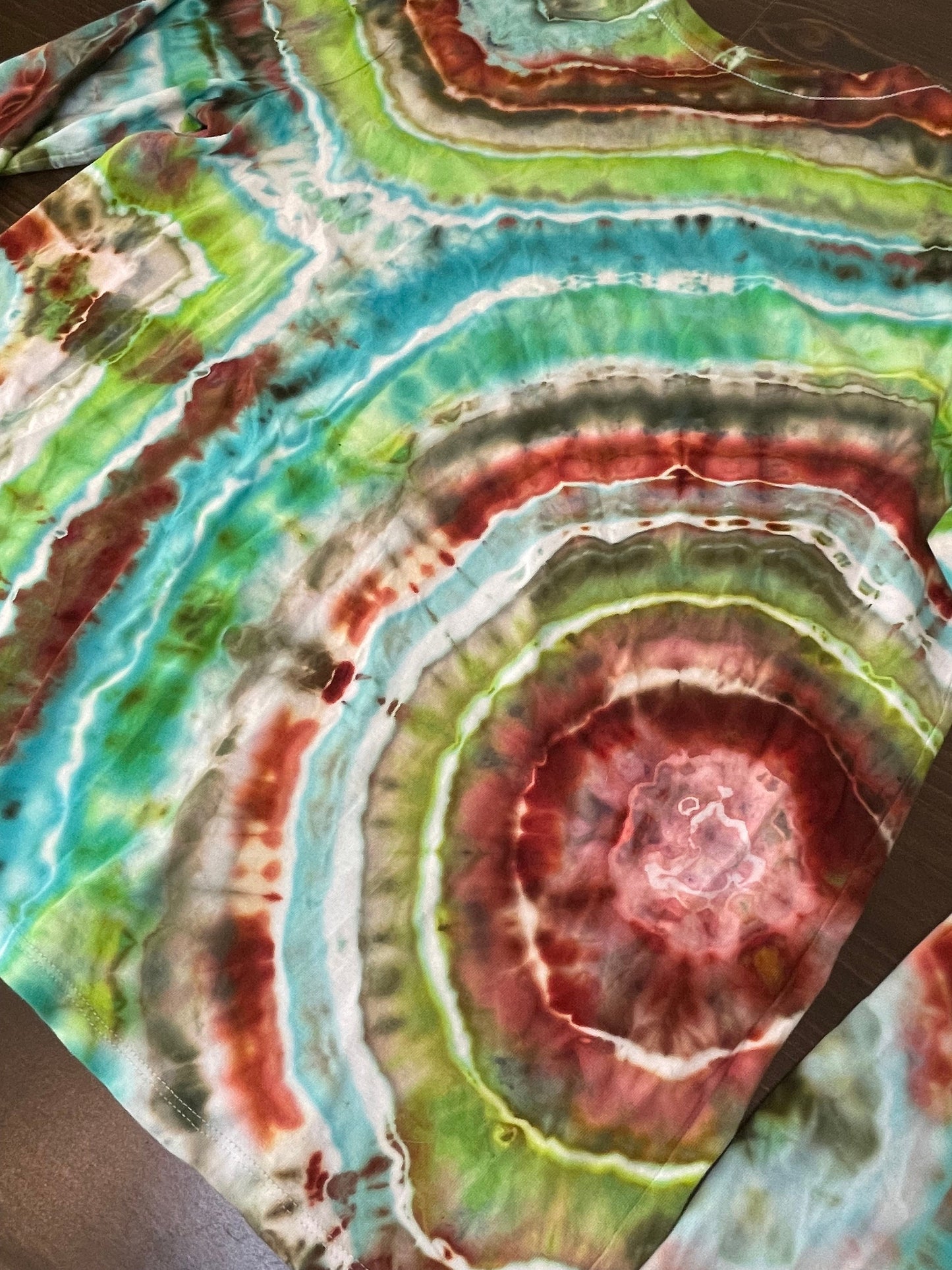 Geode Tie Dye Long Sleeve T-Shirt | Size XXL | Hand-Dyed | One Of A Kind