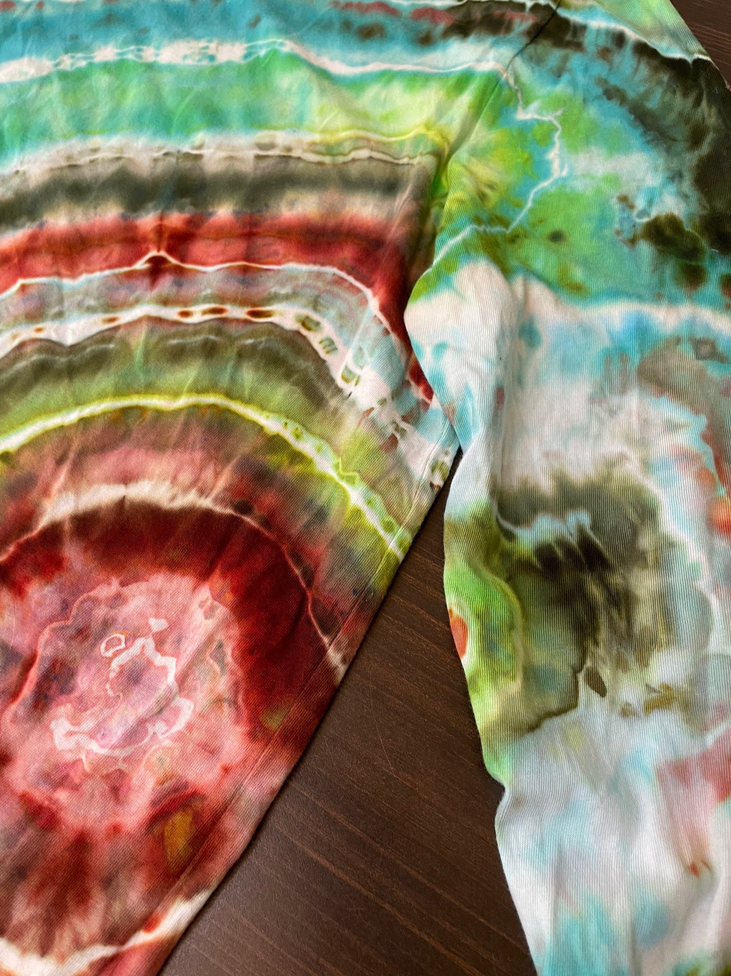 Geode Tie Dye Long Sleeve T-Shirt | Size XXL | Hand-Dyed | One Of A Kind