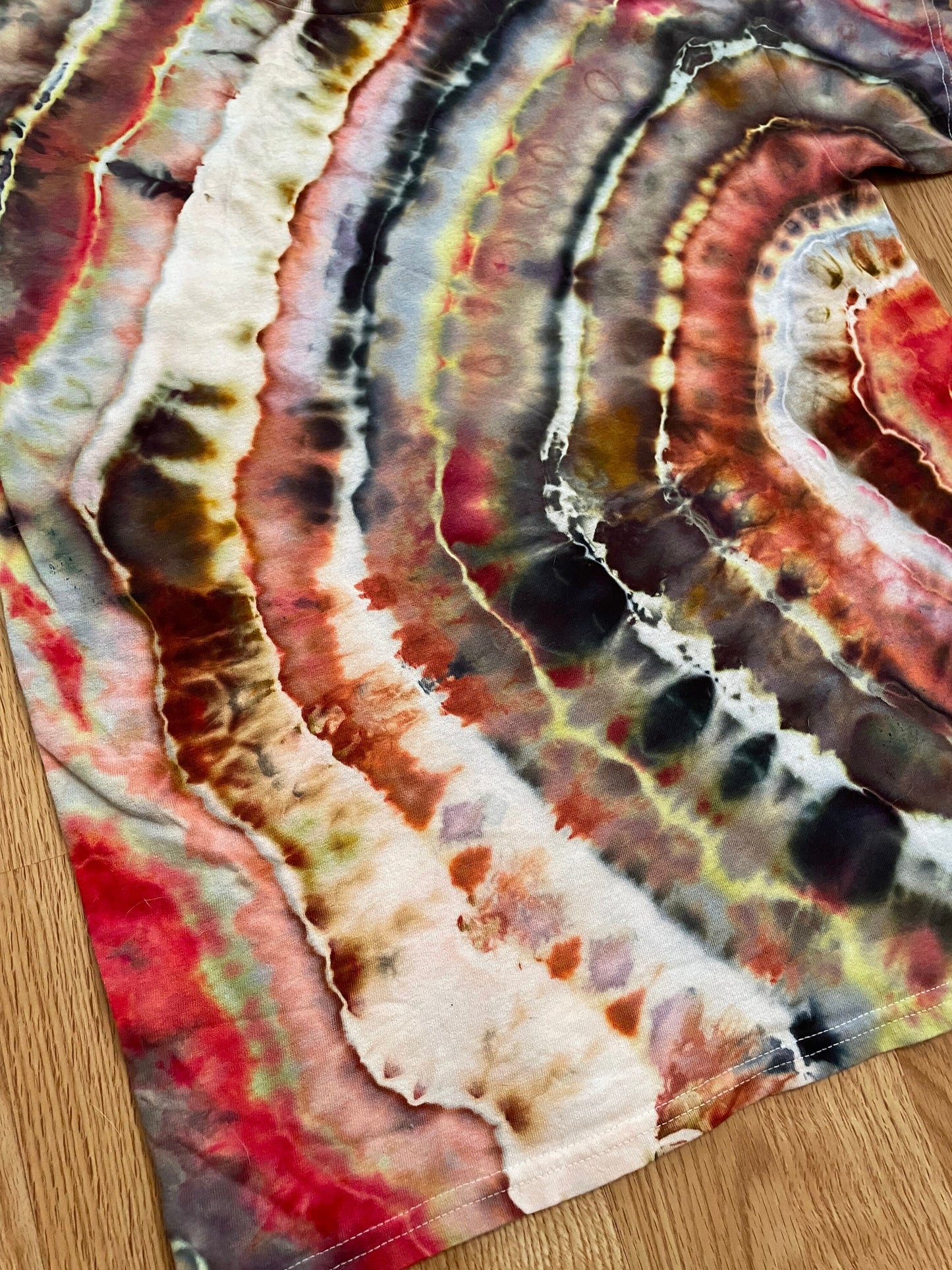 Tangerine Tie Dye T-Shirt | Unisex | Size Medium | One Of A Kind