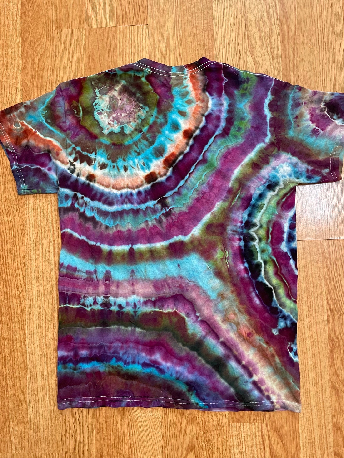 Purple Tie Dye T-Shirt | Unisex | Size Medium | 100% Cotton | One Of A Kind