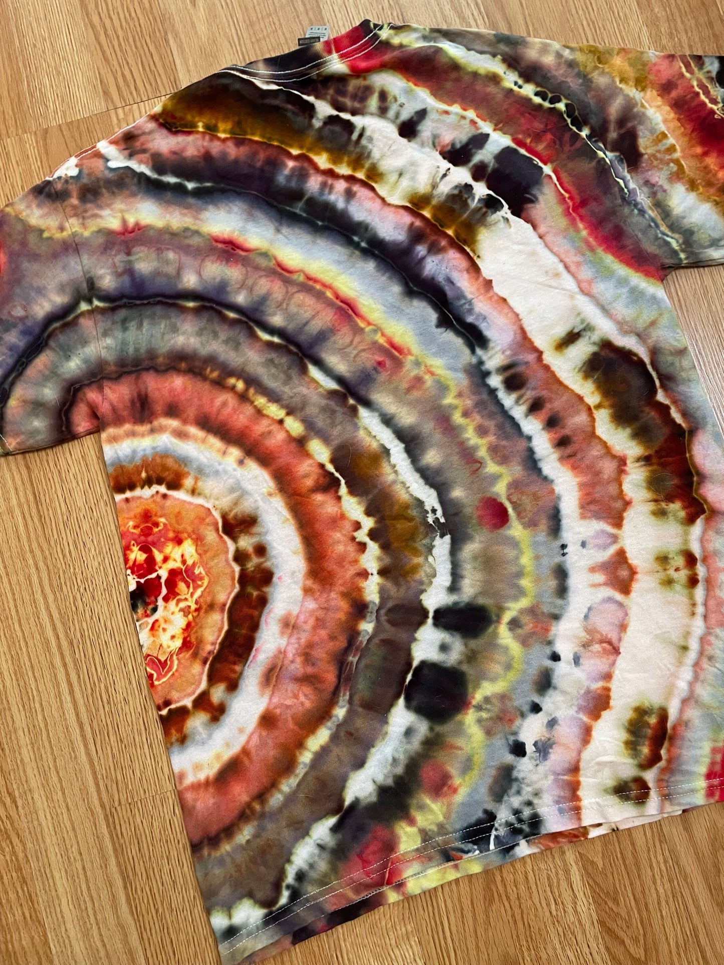 Tangerine Tie Dye T-Shirt | Unisex | Size Medium | One Of A Kind