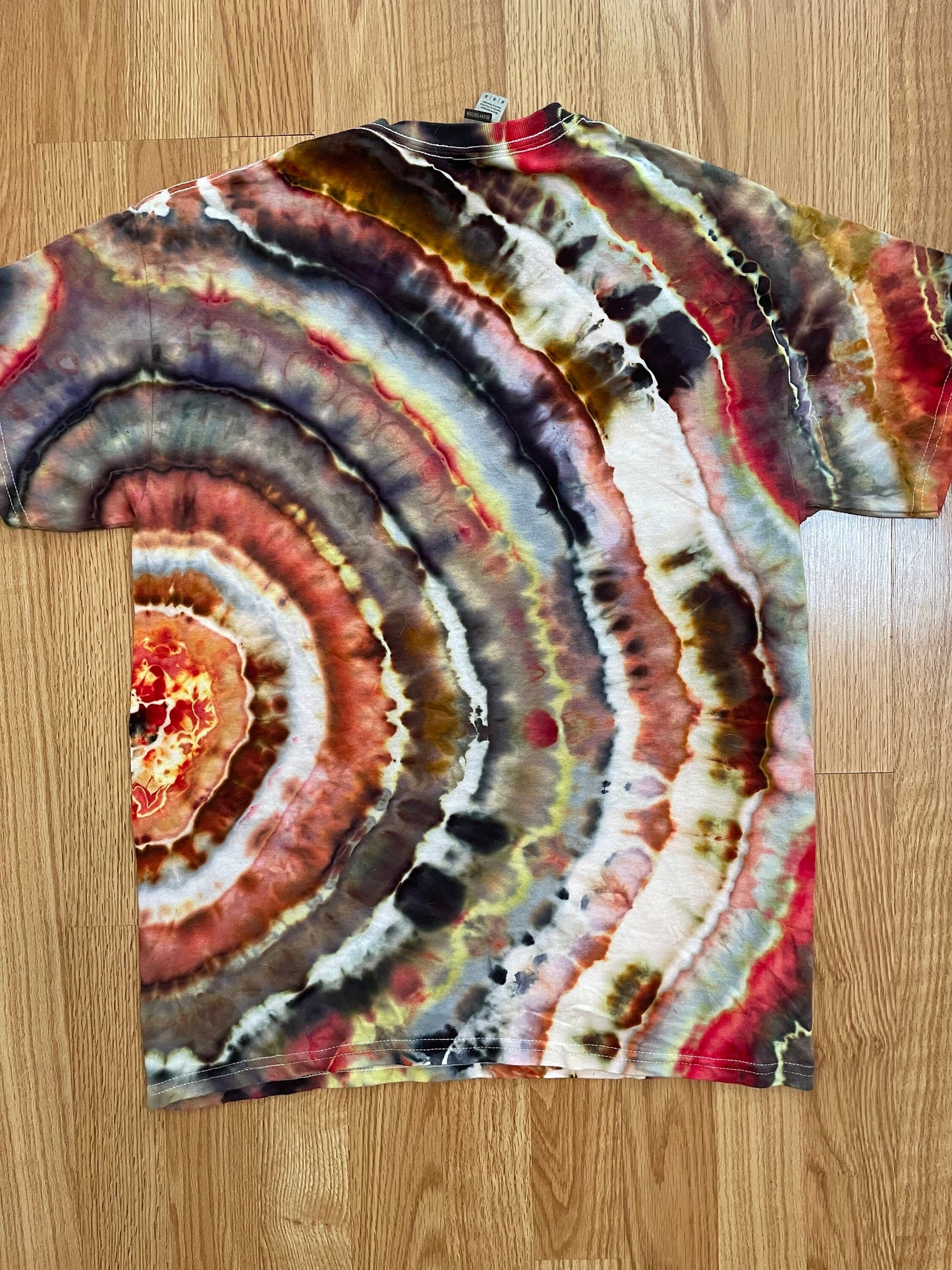 Tangerine Tie Dye T-Shirt | Unisex | Size Medium | One Of A Kind