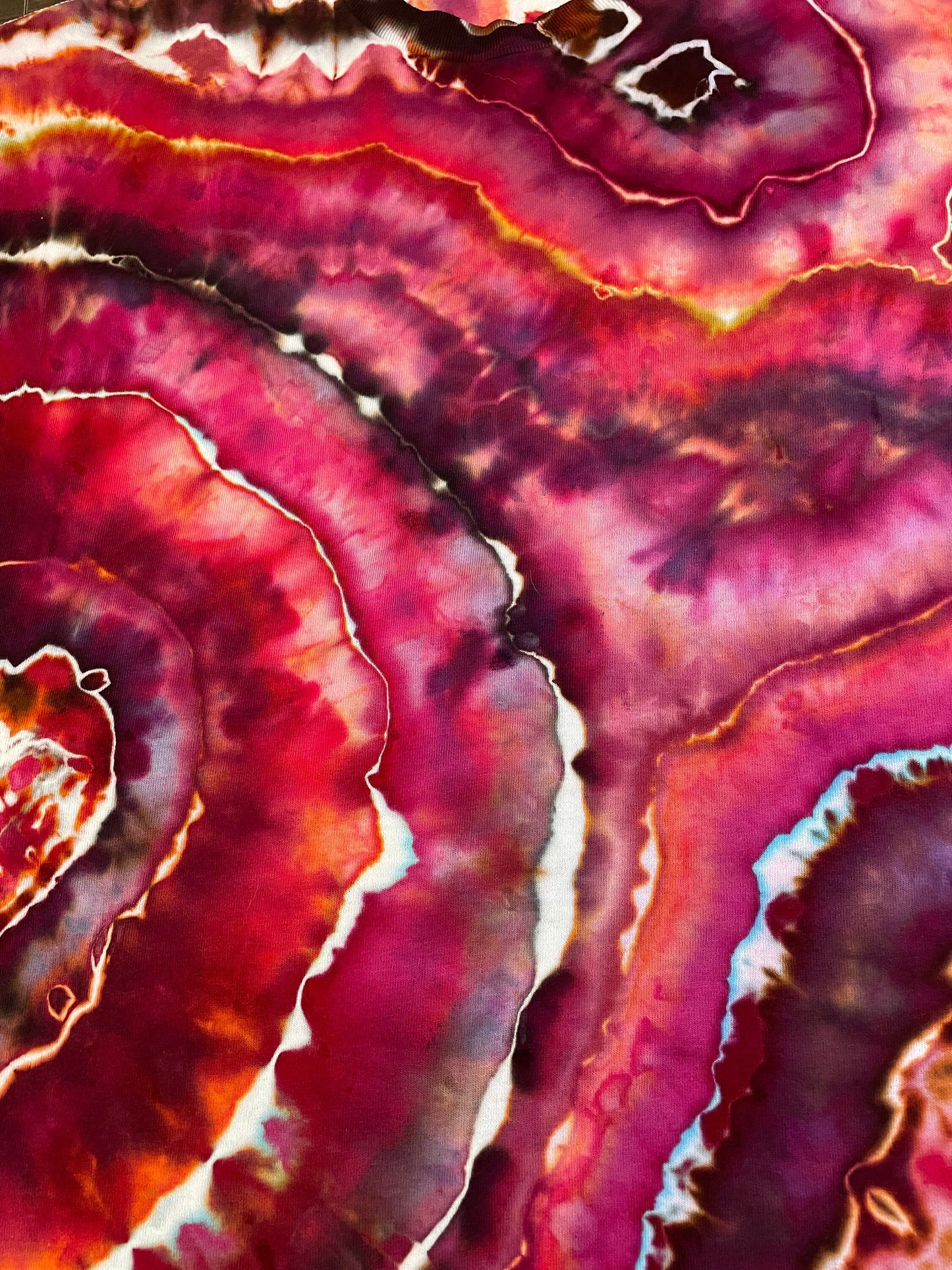 Red Tie Dye Tshirt | Size Medium | Hand-Dyed | One Of A Kind