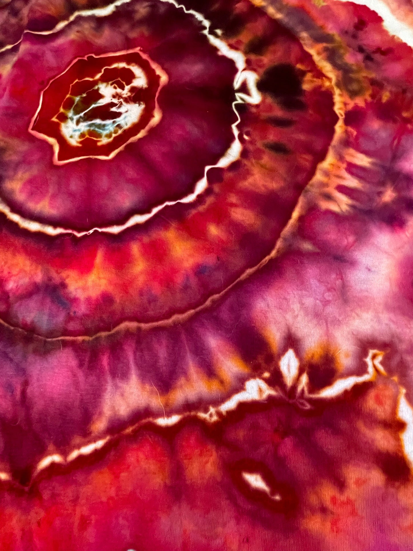 Red Tie Dye Tshirt | Size Medium | Hand-Dyed | One Of A Kind