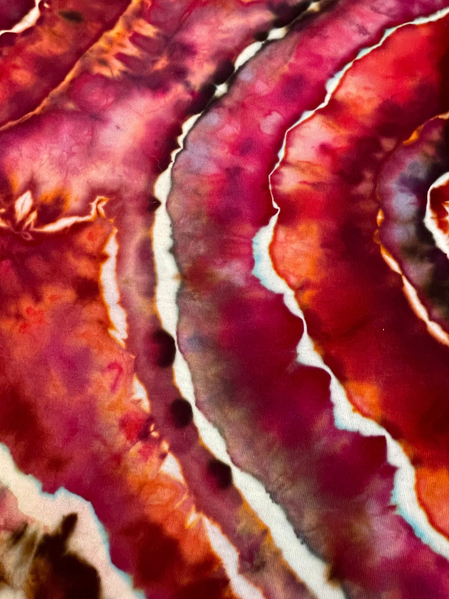 Red Tie Dye Tshirt | Size Medium | Hand-Dyed | One Of A Kind