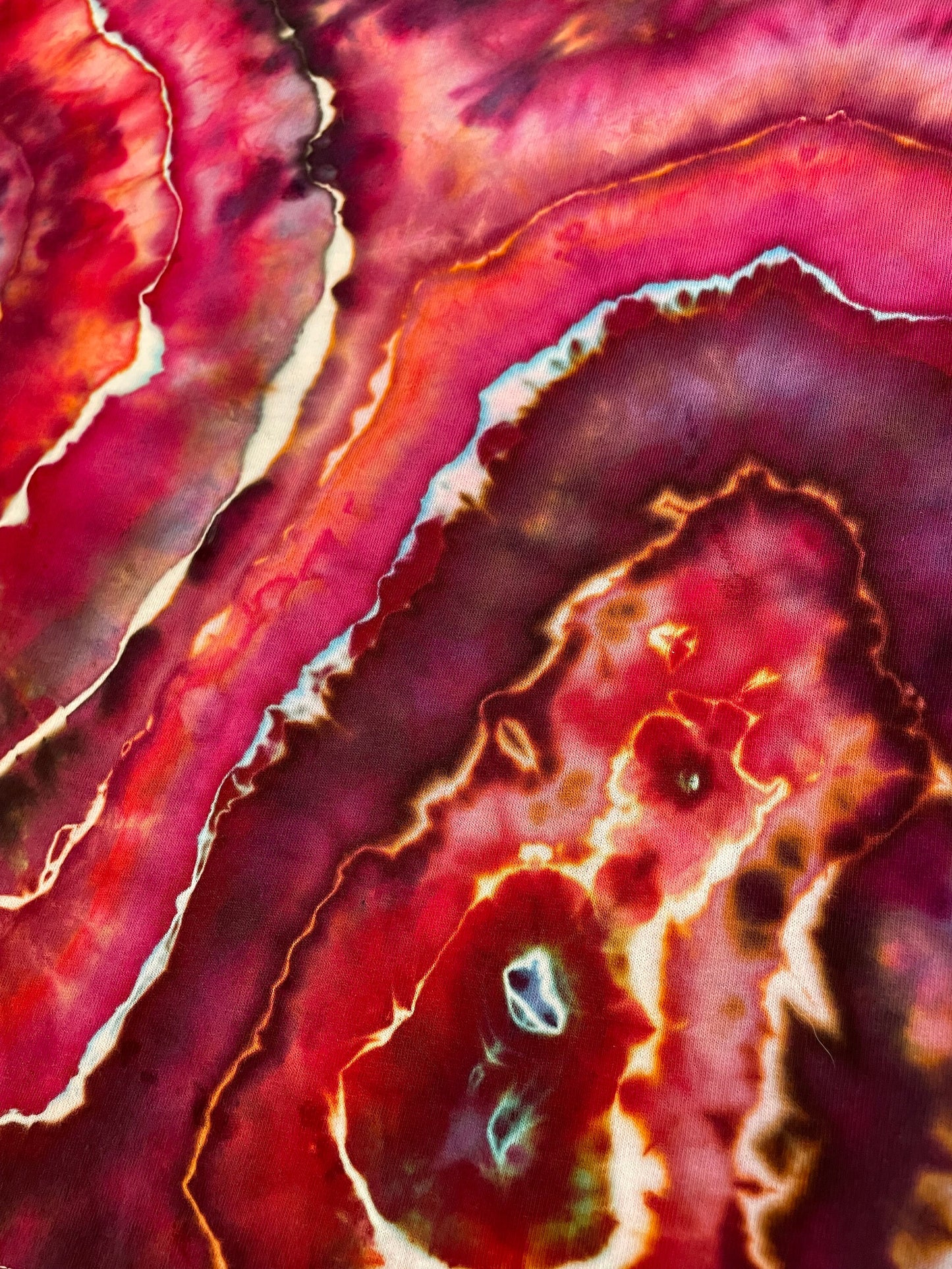 Red Tie Dye Tshirt | Size Medium | Hand-Dyed | One Of A Kind