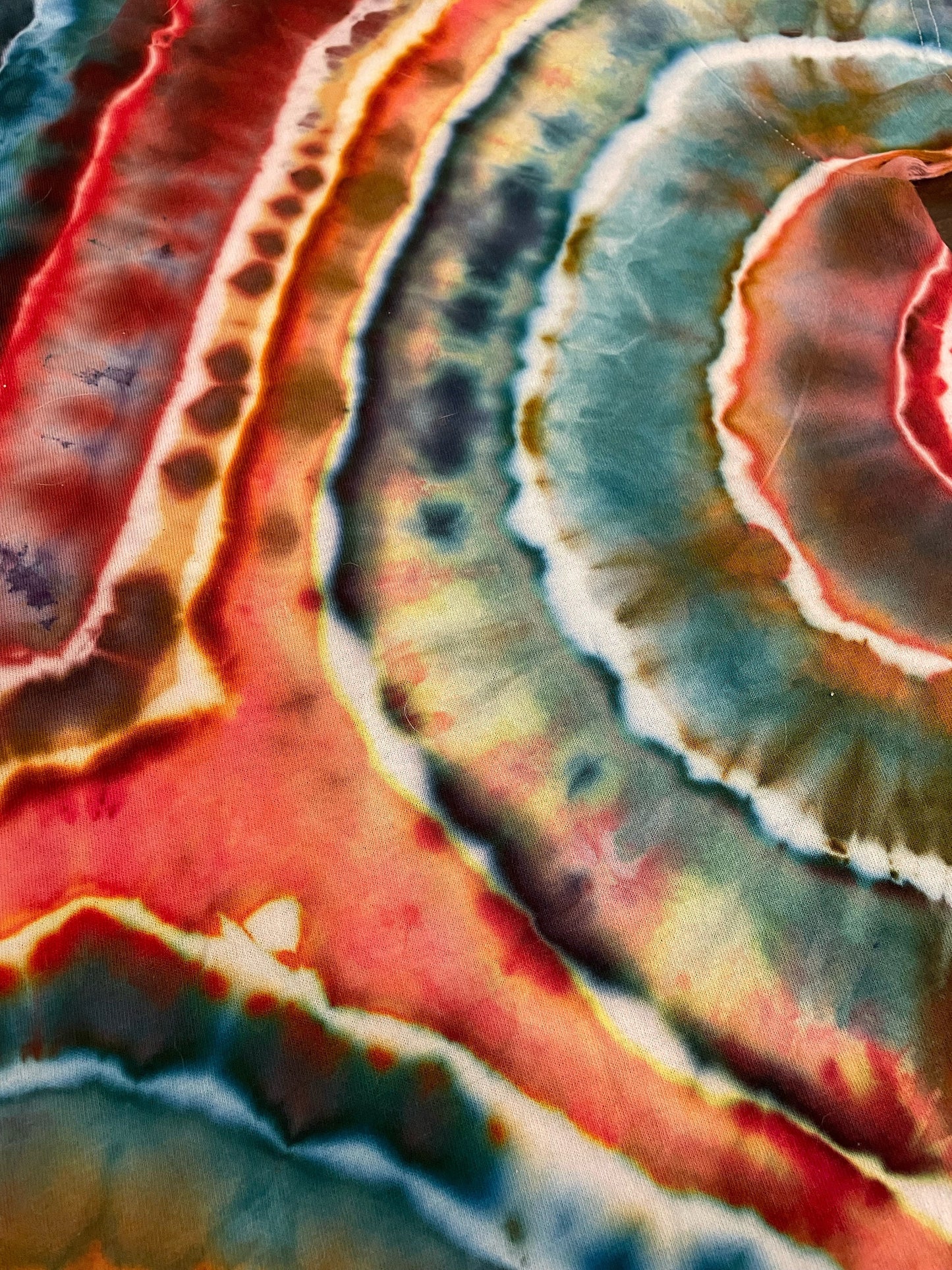 Rainbow Tie Dye T-Shirt | Size Small | Hand Dyed | One Of A Kind