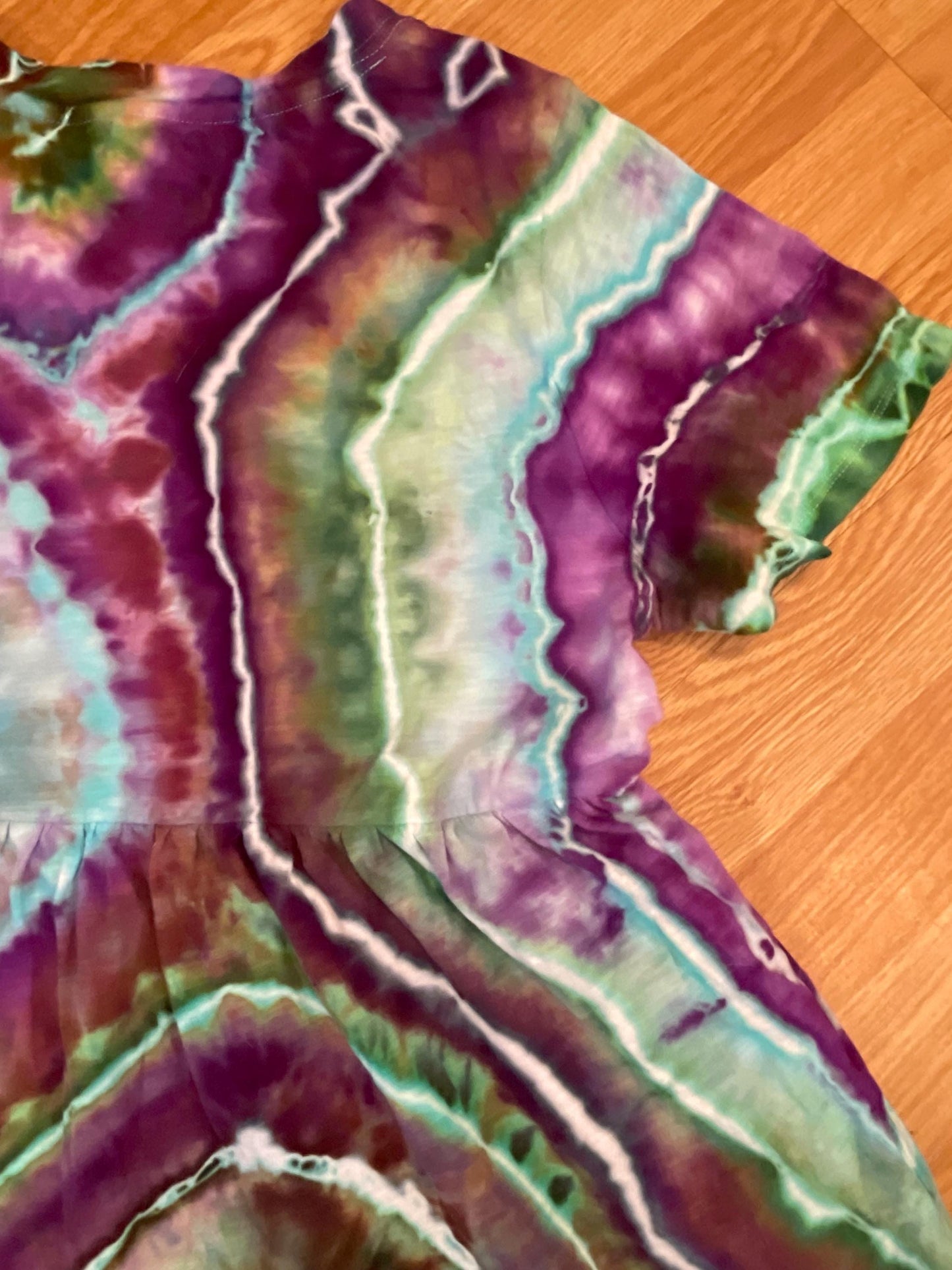 Upcycled Old Navy Tie Dye Dress | Size Medium | Hand Dyed | One Of A Kind