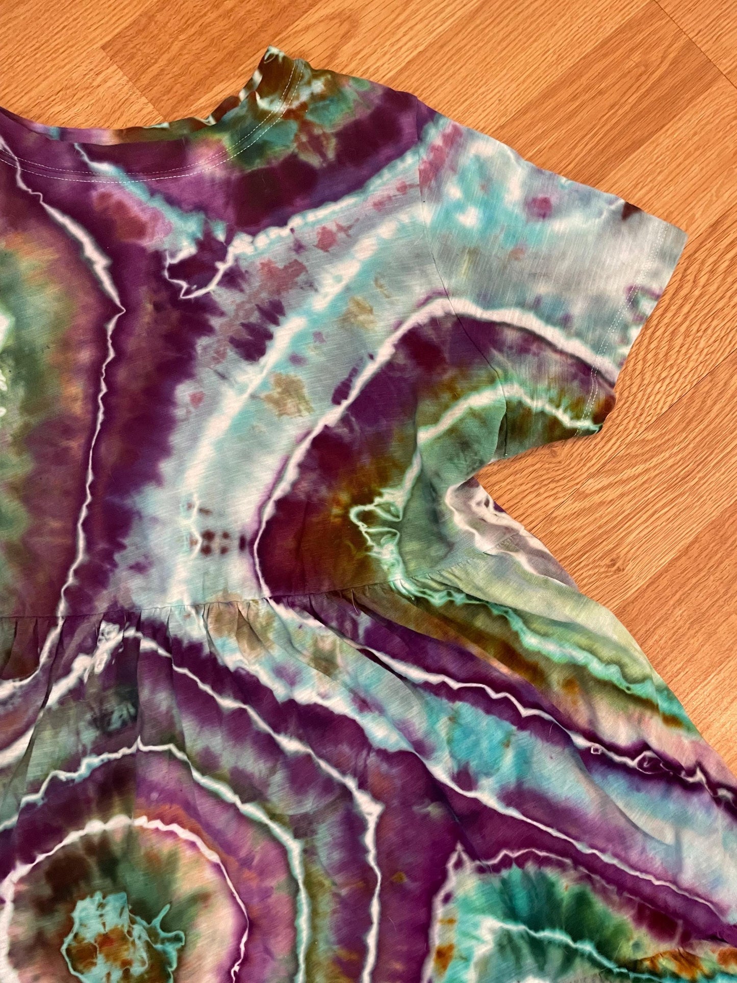 Upcycled Old Navy Tie Dye Dress | Size Medium | Hand Dyed | One Of A Kind