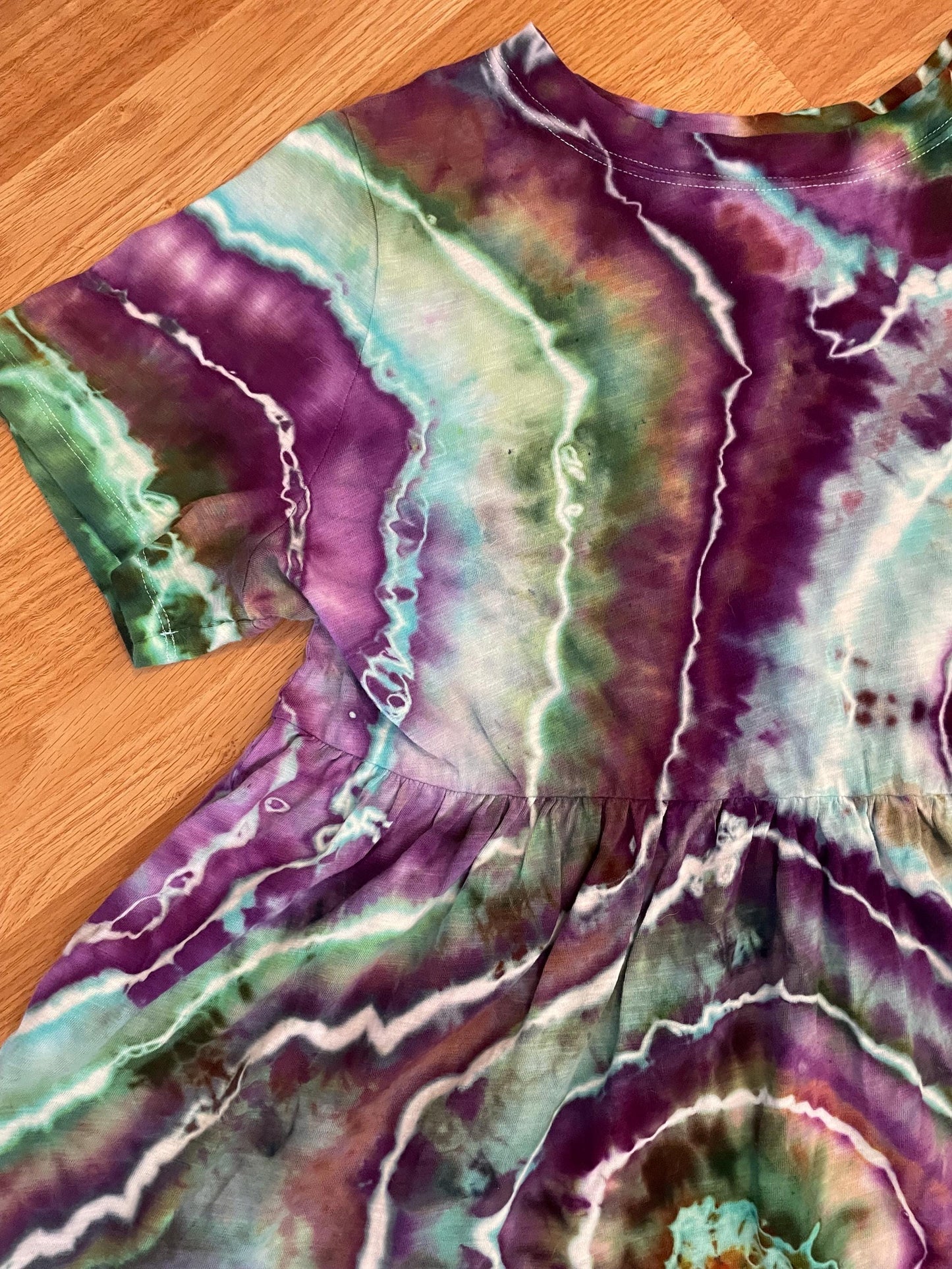 Upcycled Old Navy Tie Dye Dress | Size Medium | Hand Dyed | One Of A Kind