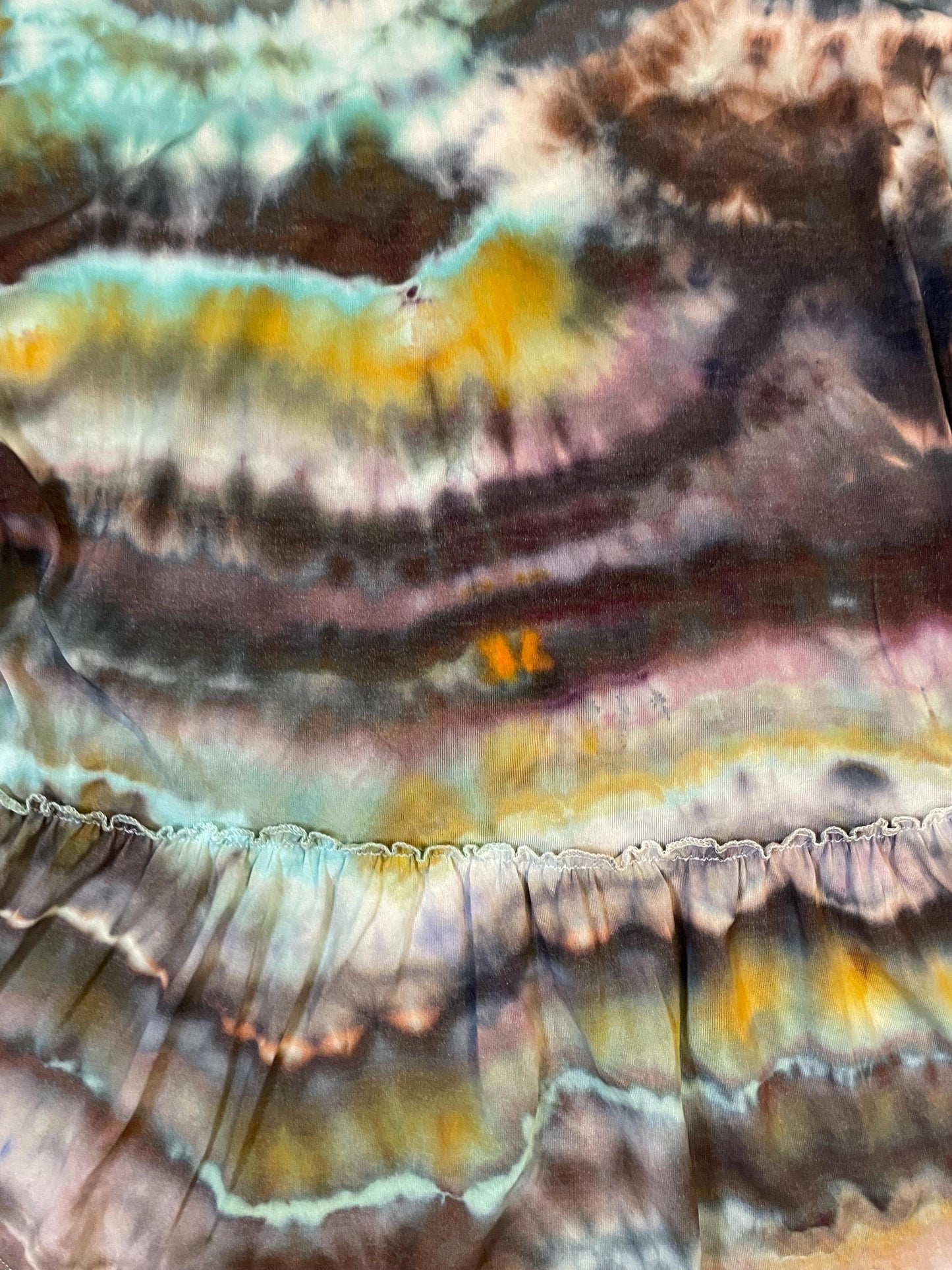 Upcycled Lucky Brand Tie Dye Top Size XS | Hand-Dyed One Of A Kind