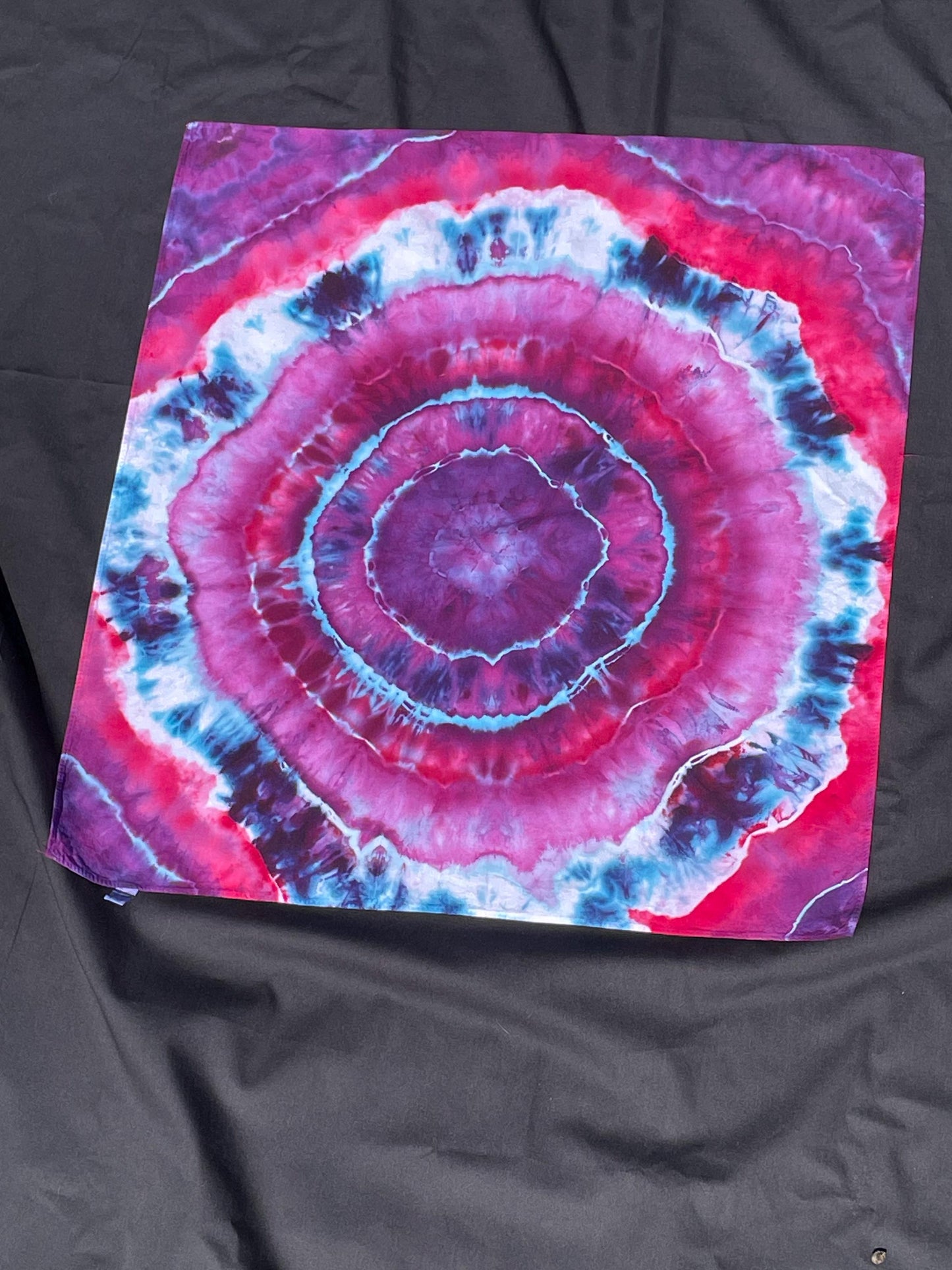 Hot Pink Geode Ice Tie Dye Bandana