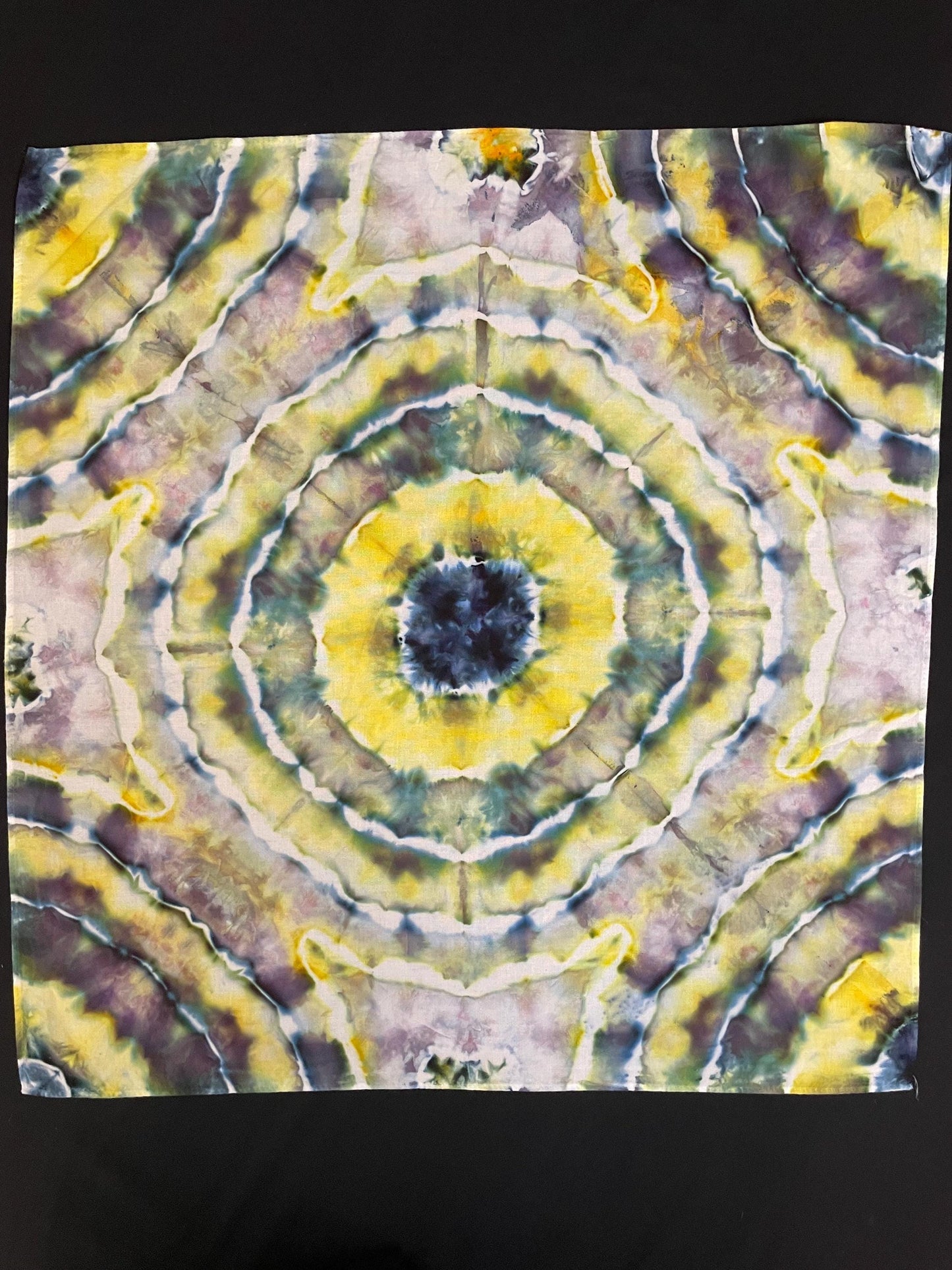Mirror Ice Tie Dye Bandana: Hand-Dyed, One Of A Kind