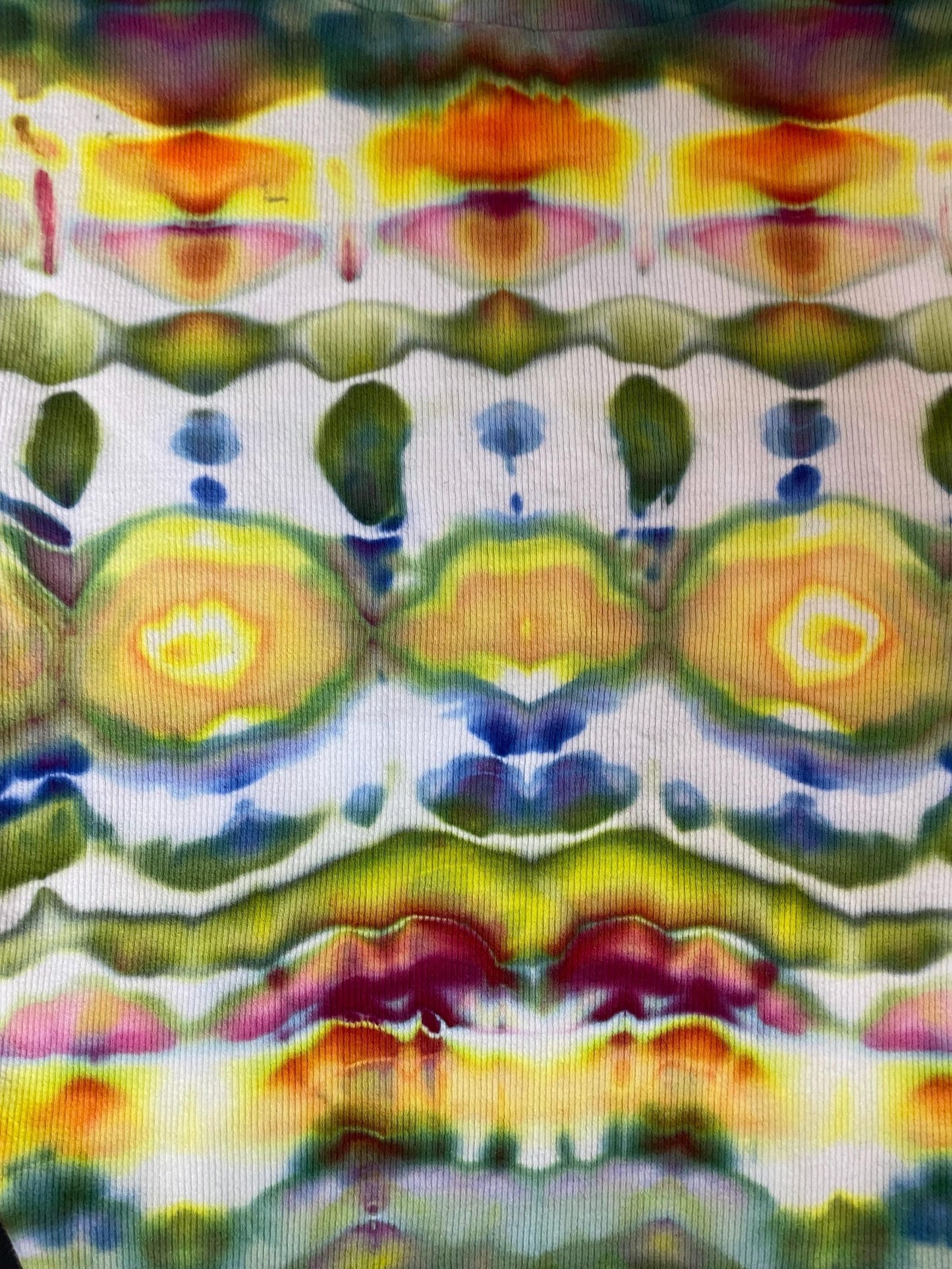 Upcycled Aeropostale Tie Dye Crop Top: Size XS, Long Sleeve, Hand-Dyed, One Of A Kind