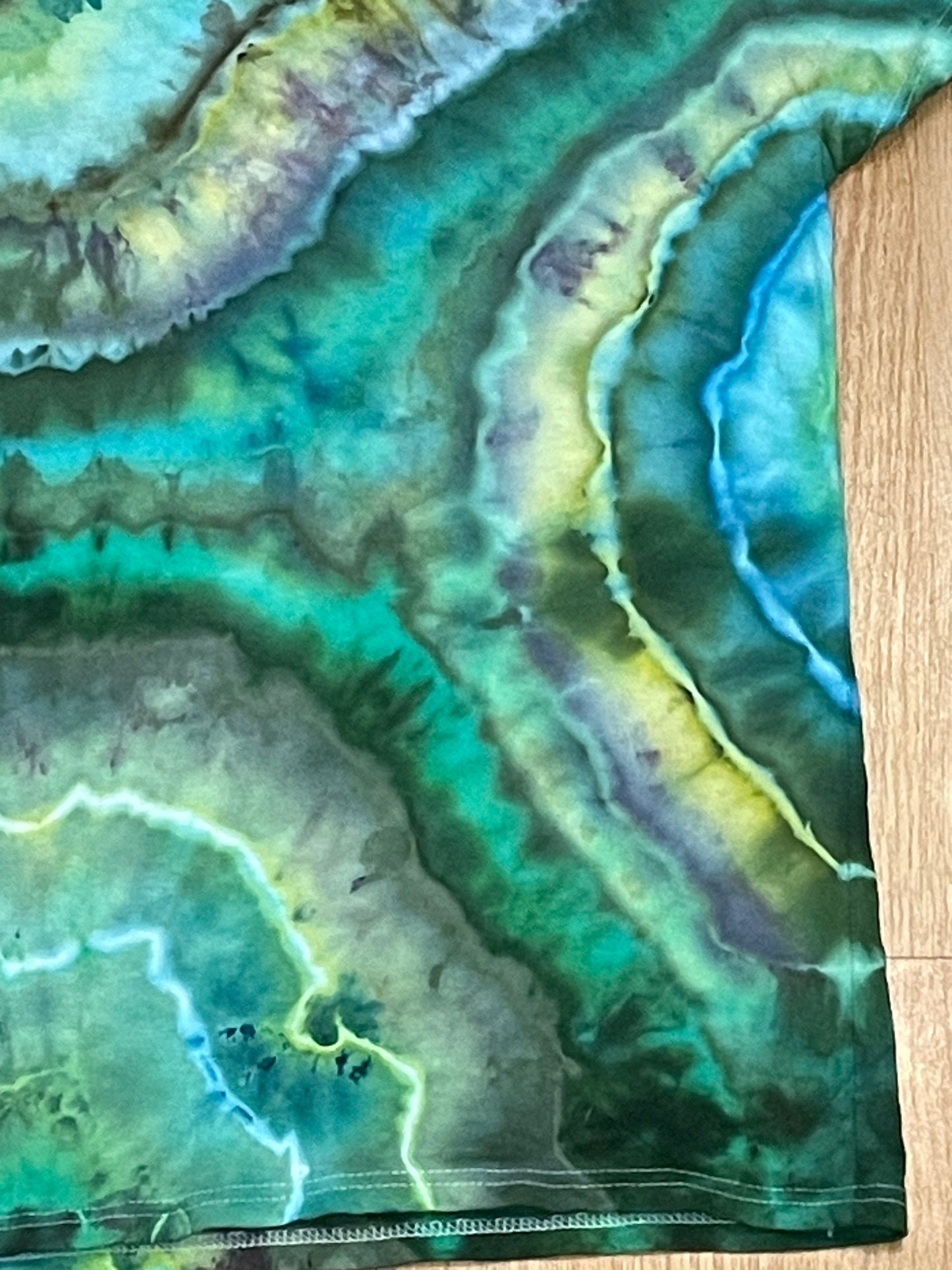 Lowcountry V-Neck Tie Dye T-shirt | Size Small | One Of A Kind
