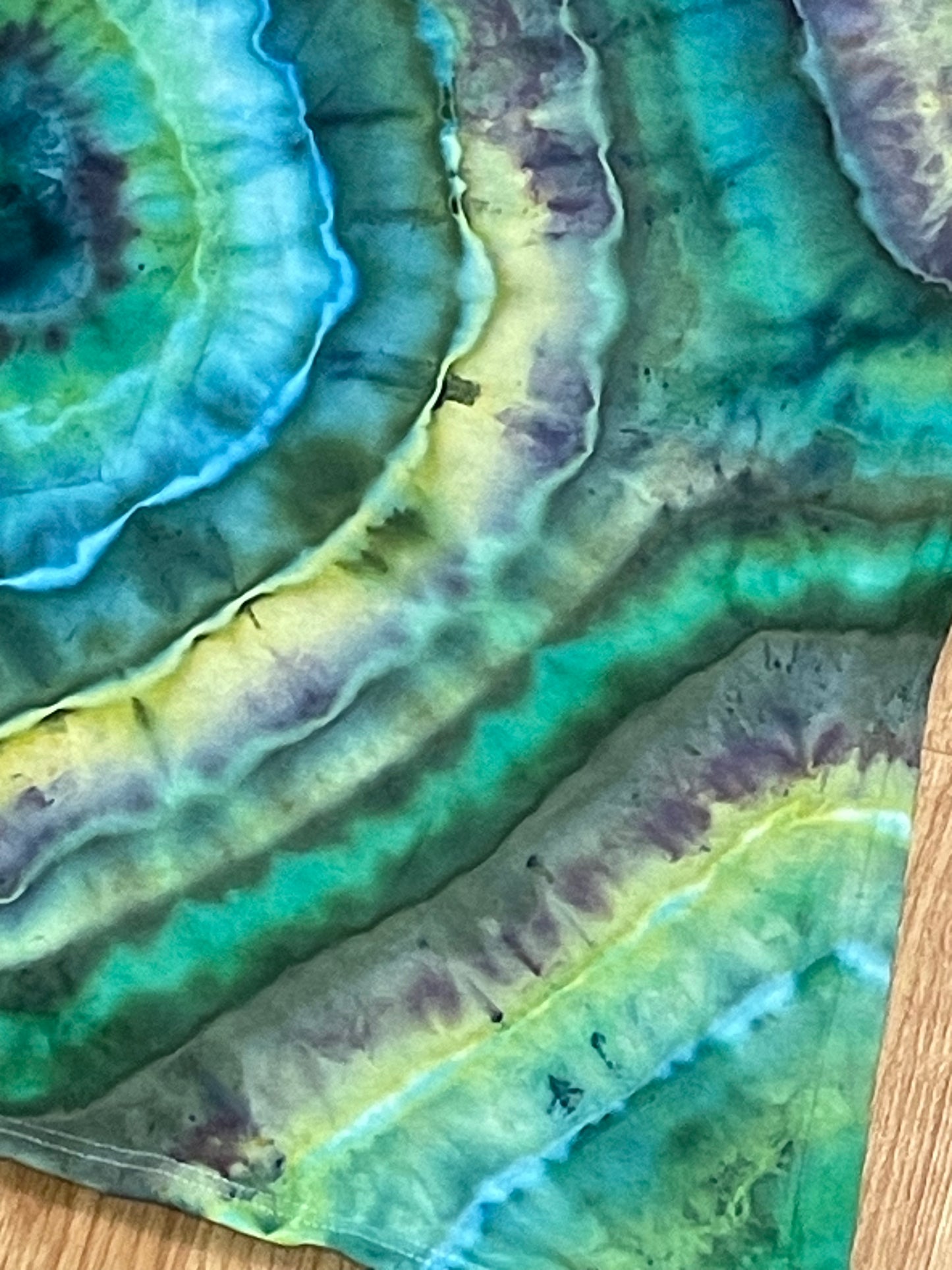 Lowcountry V-Neck Tie Dye T-shirt | Size Small | One Of A Kind