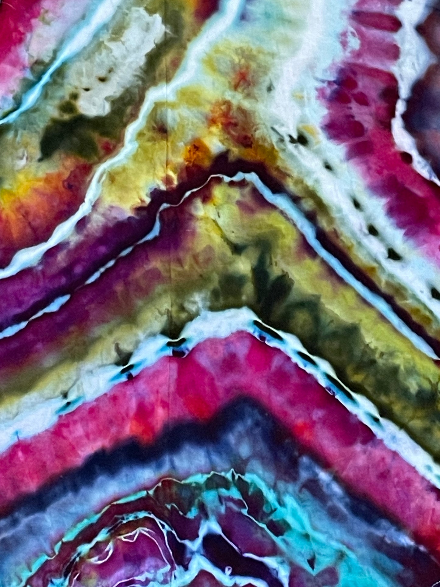 Geode Tie Dye Skirt | Size Small | One Of A Kind