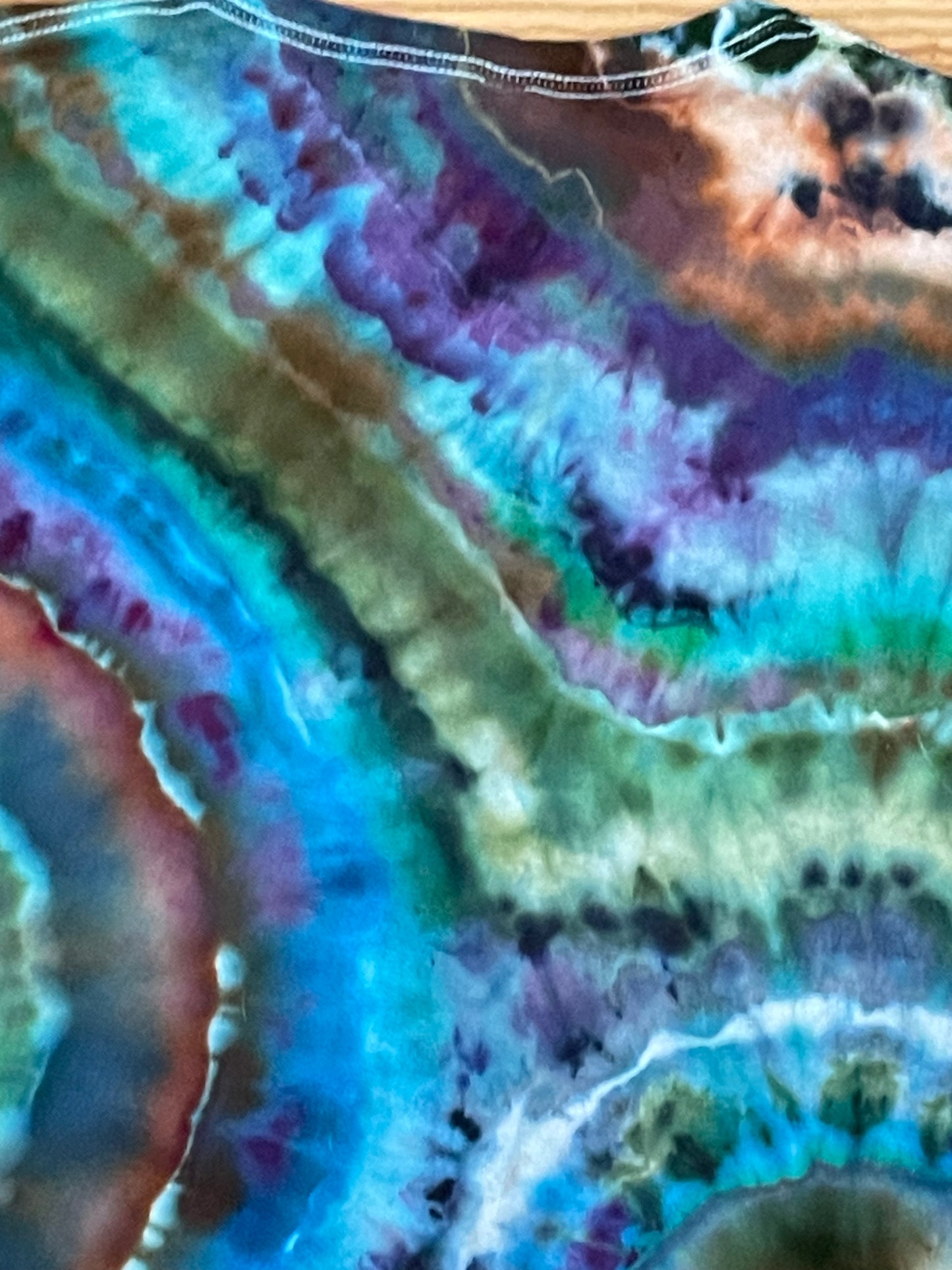 The Waker Tie Dye V-Neck T-shirt | Size Medium | One Of A Kind