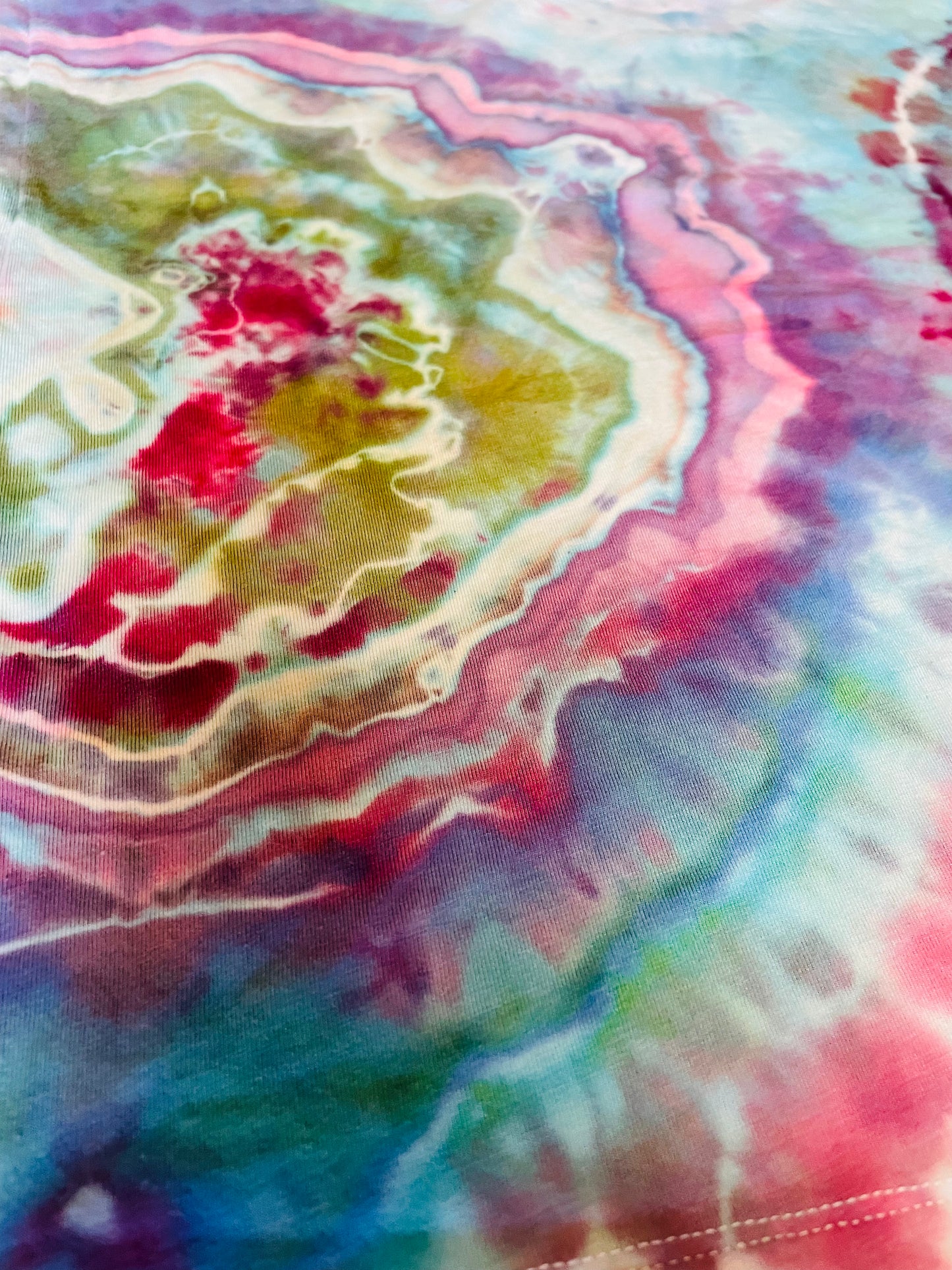 Ocean Breathes Salty Tie Dye Spaghetti Strap Top | Size Medium | One Of A Kind