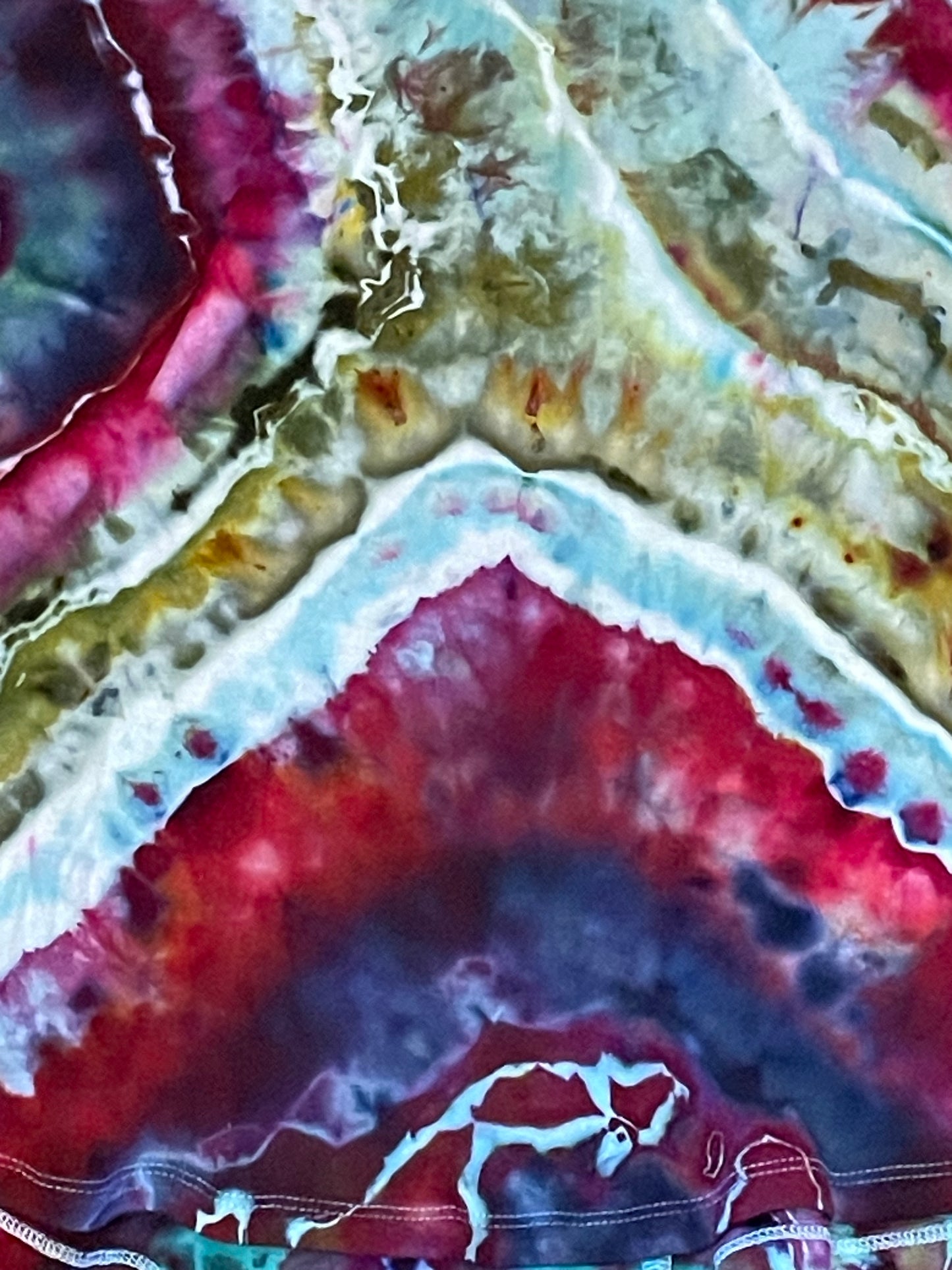 Geode Tie Dye Skirt | Size Small | One Of A Kind