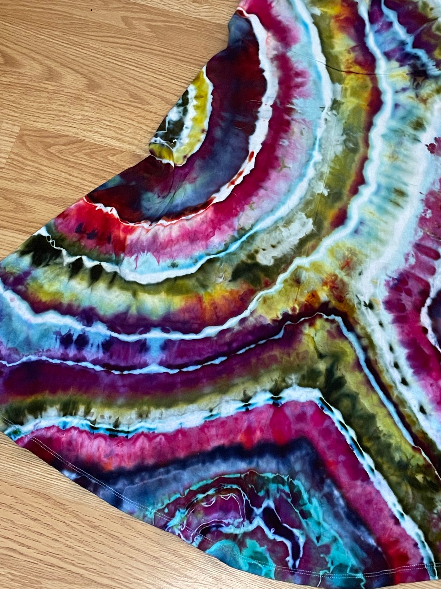 Geode Tie Dye Skirt | Size Small | One Of A Kind