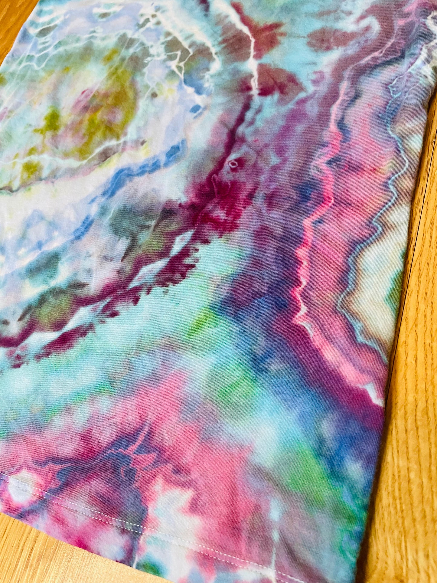 Ocean Breathes Salty Tie Dye Spaghetti Strap Top | Size Medium | One Of A Kind