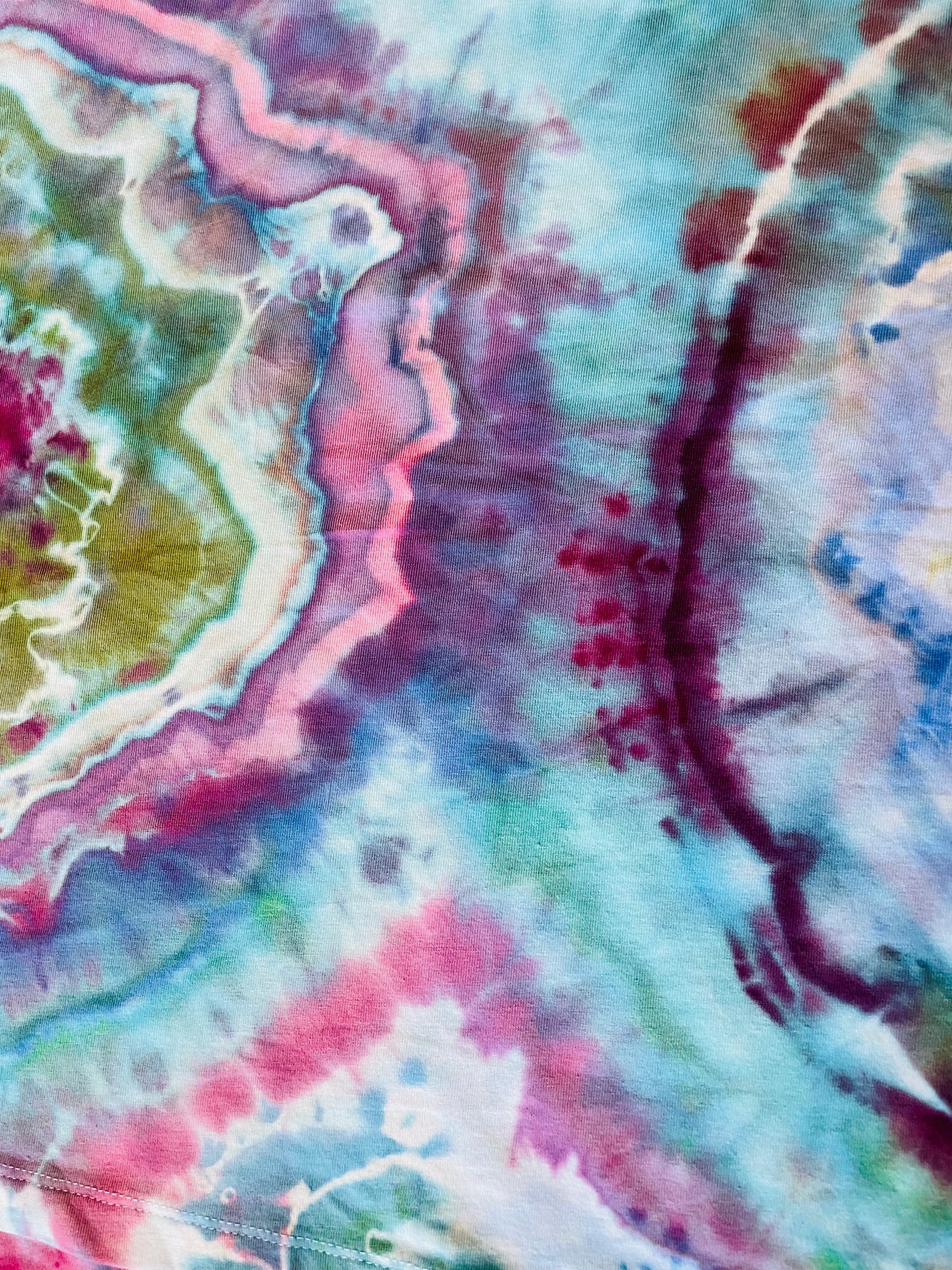 Ocean Breathes Salty Tie Dye Spaghetti Strap Top | Size Medium | One Of A Kind