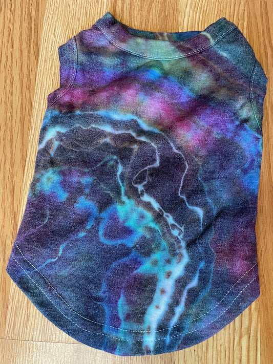 Small Dog Tie Dye Tshirt | Hand-Dyed | One Of A Kind