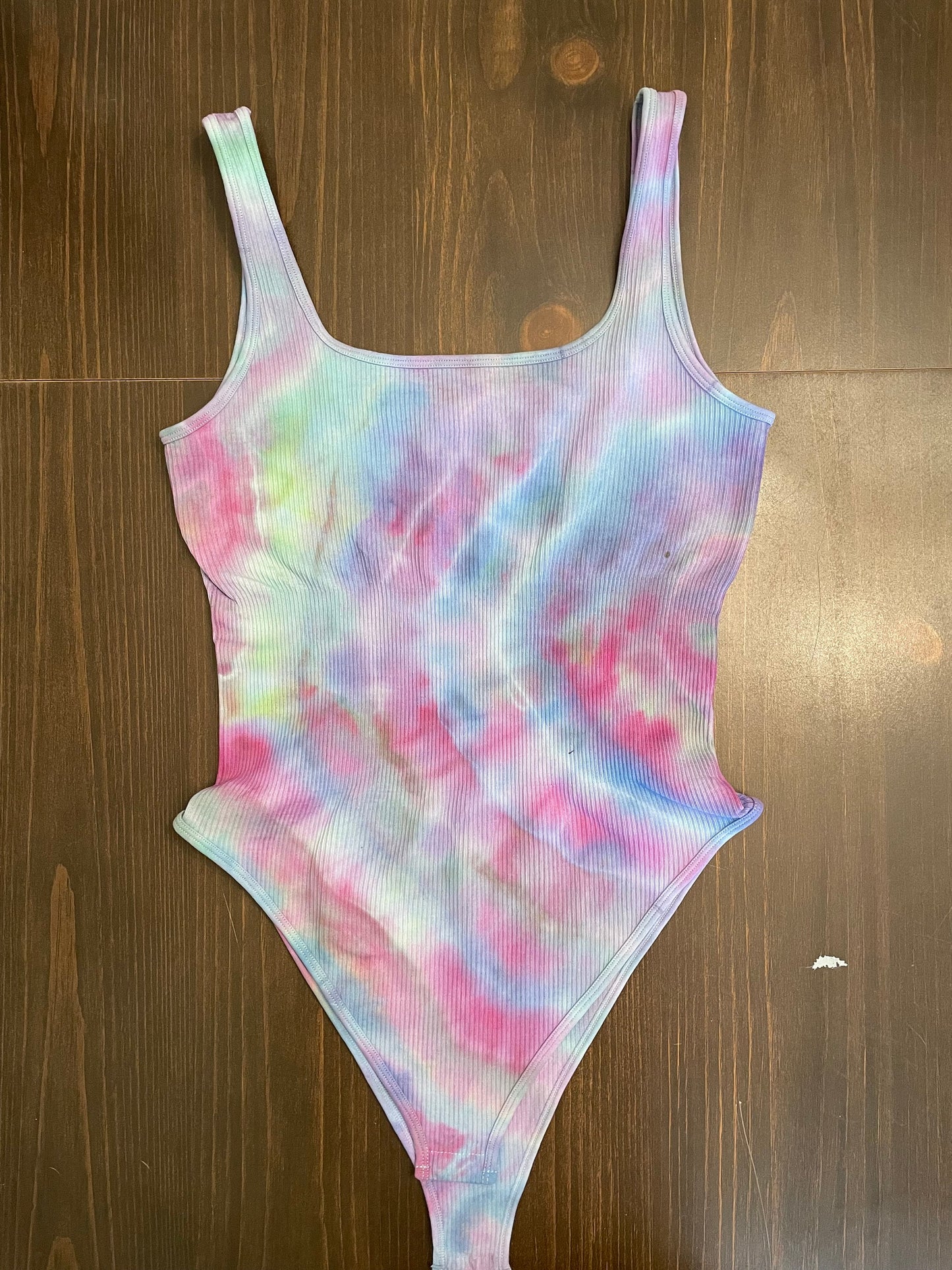 Tie Dye Bodysuit | Size Large | Hand-Dyed | One Of A Kind