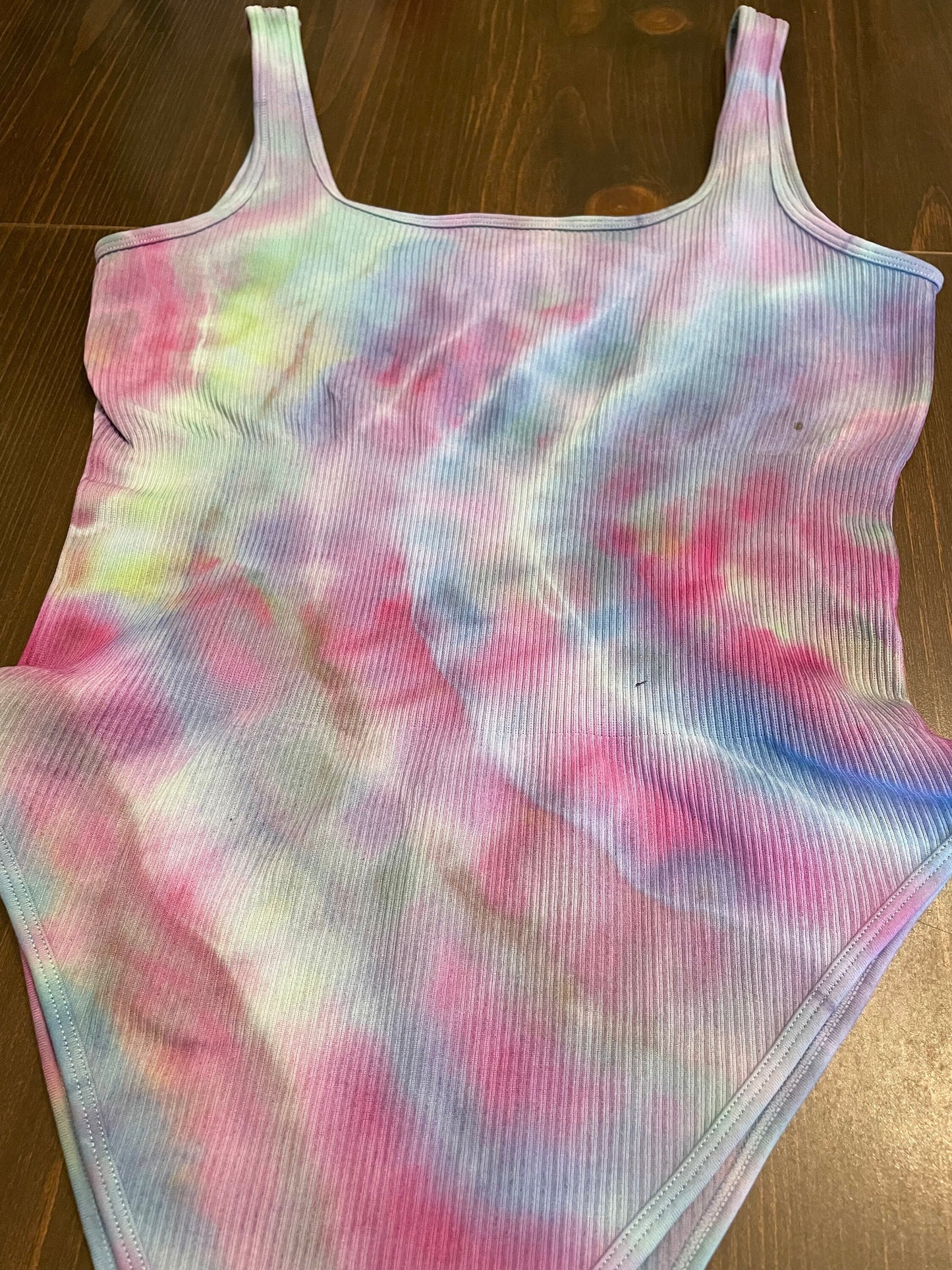 Tie Dye Bodysuit | Size Large | Hand-Dyed | One Of A Kind