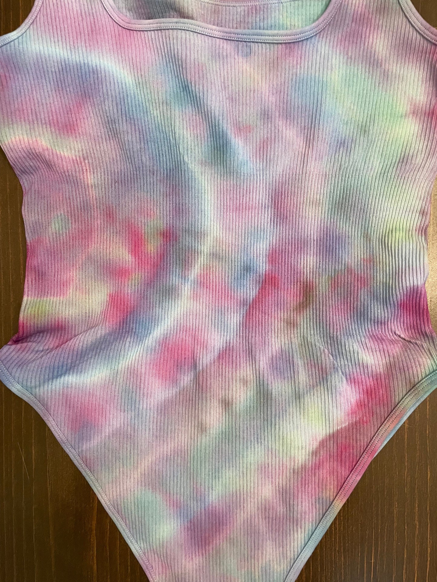 Tie Dye Bodysuit | Size Large | Hand-Dyed | One Of A Kind