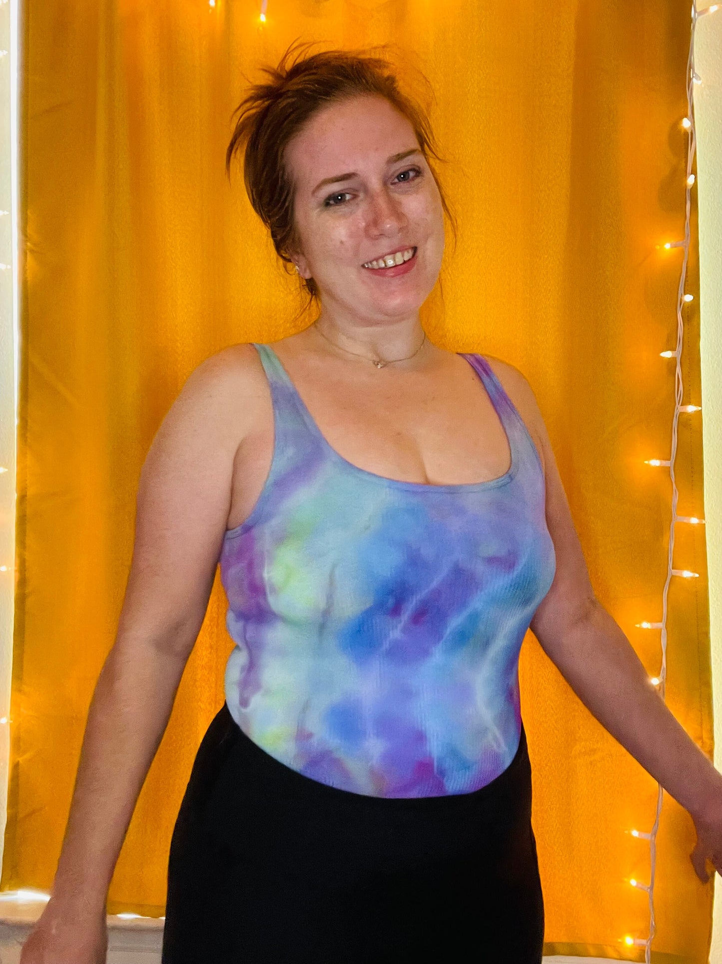 Tie Dye Bodysuit | Size Large | Hand-Dyed | One Of A Kind