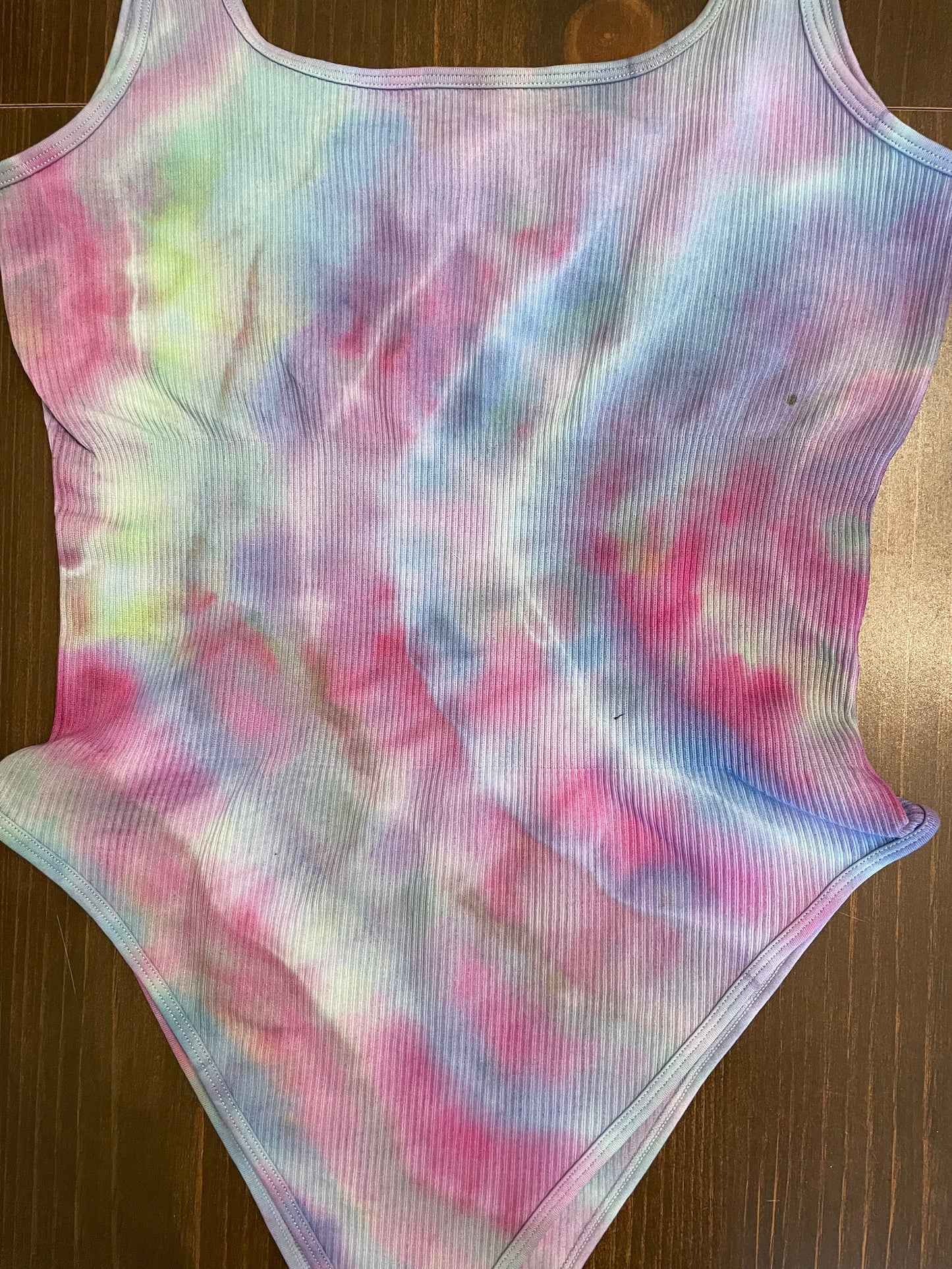 Tie Dye Bodysuit | Size Large | Hand-Dyed | One Of A Kind