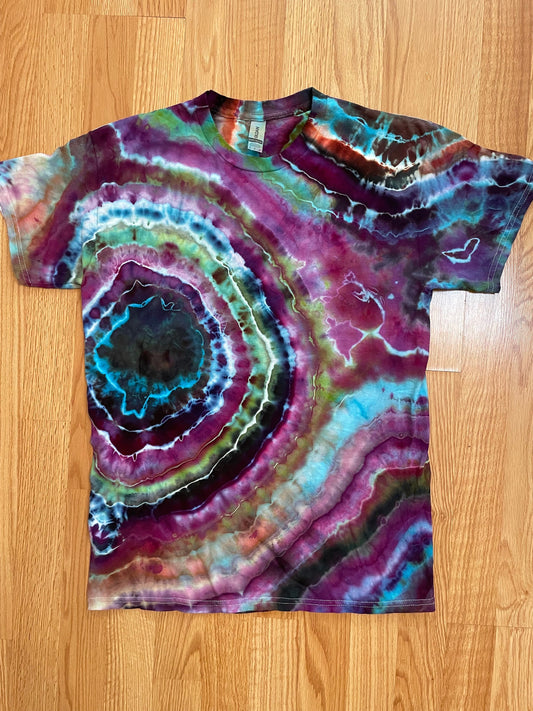 Purple Tie Dye T-Shirt | Unisex | Size Medium | 100% Cotton | One Of A Kind