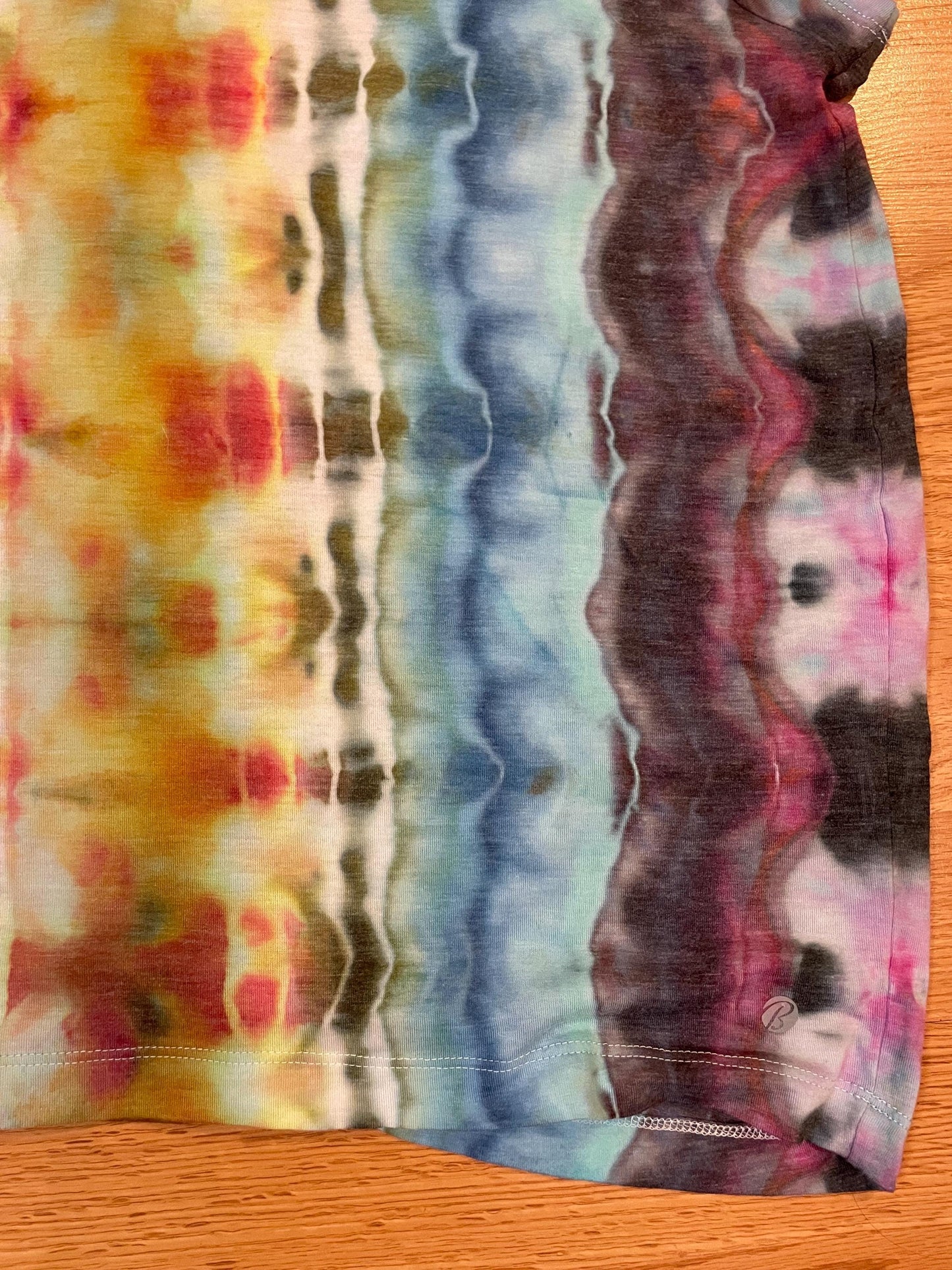 Upcycled Psychedelic Tie Dye Top: Size Small/Medium, Hand Dyed, One of a Kind