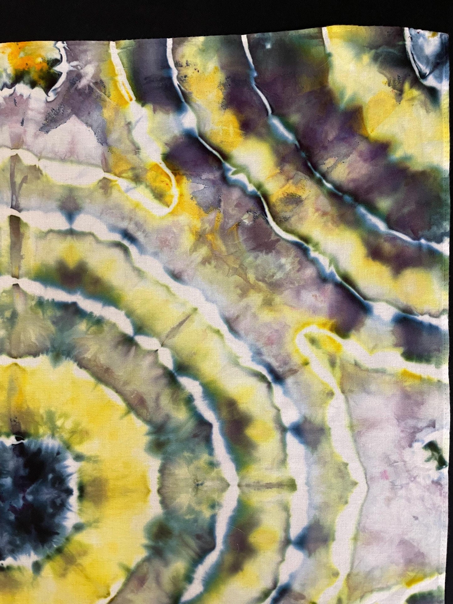 Mirror Ice Tie Dye Bandana: Hand-Dyed, One Of A Kind