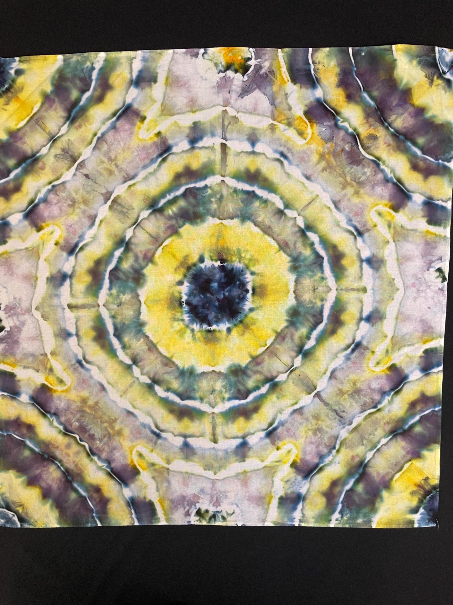Mirror Ice Tie Dye Bandana: Hand-Dyed, One Of A Kind