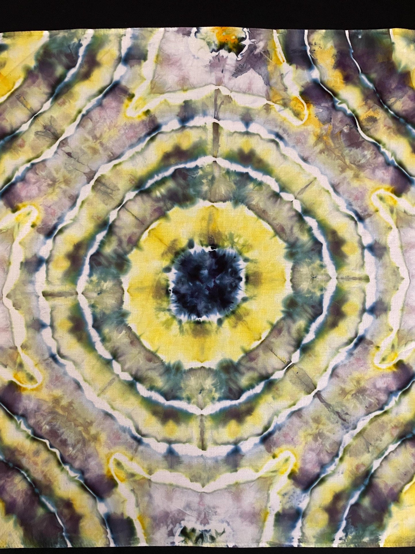 Mirror Ice Tie Dye Bandana: Hand-Dyed, One Of A Kind