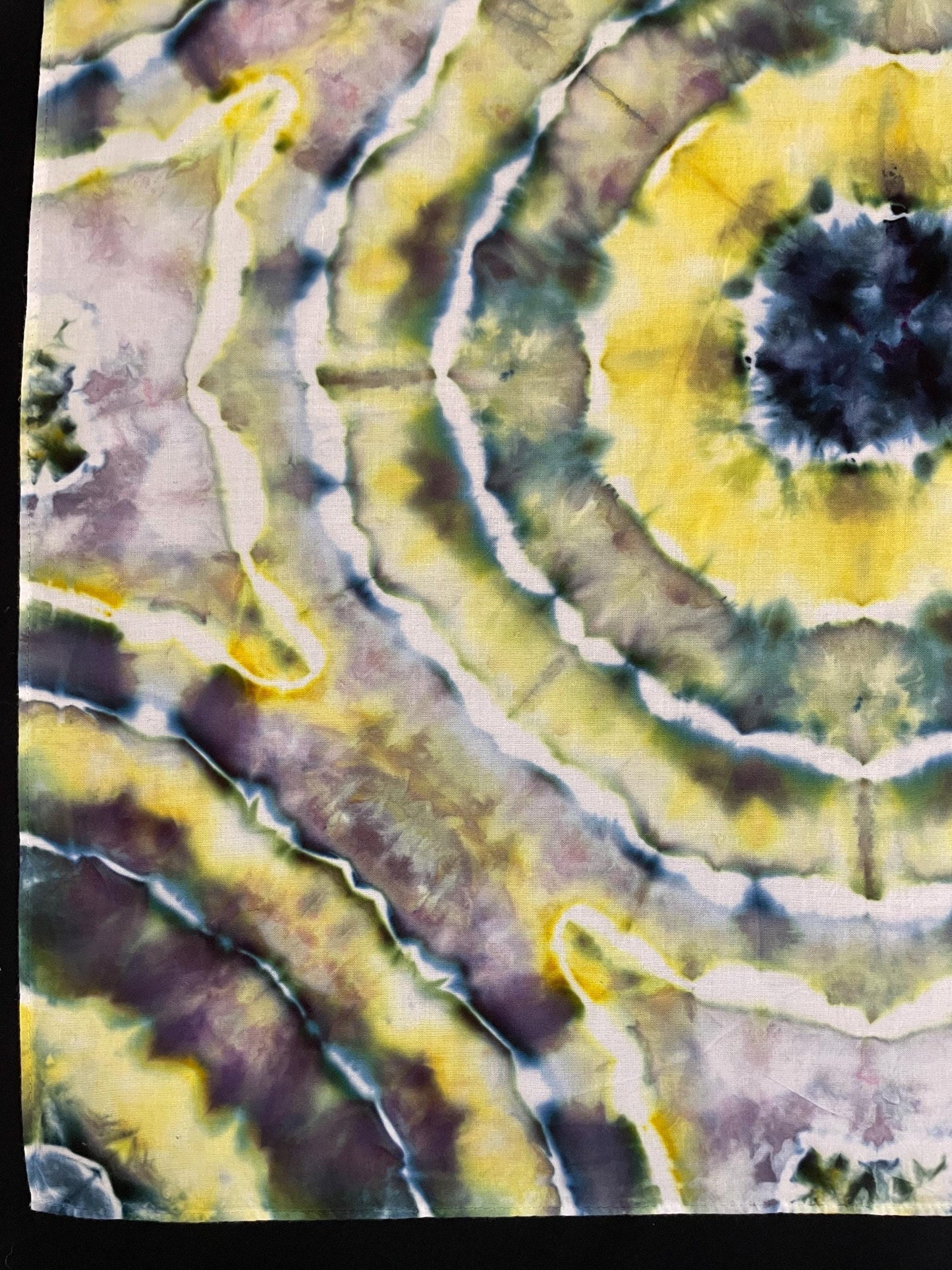 Mirror Ice Tie Dye Bandana: Hand-Dyed, One Of A Kind