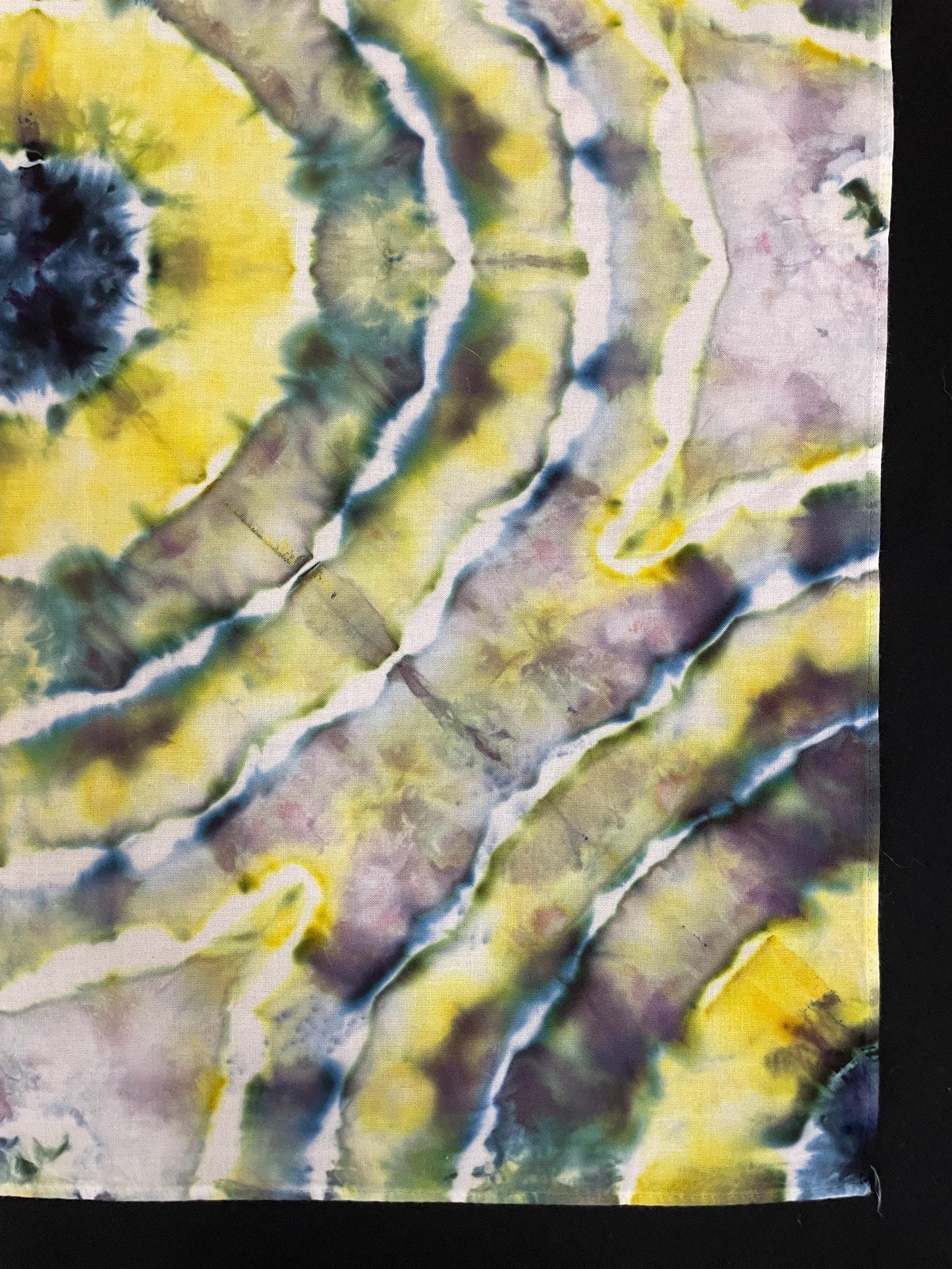 Mirror Ice Tie Dye Bandana: Hand-Dyed, One Of A Kind