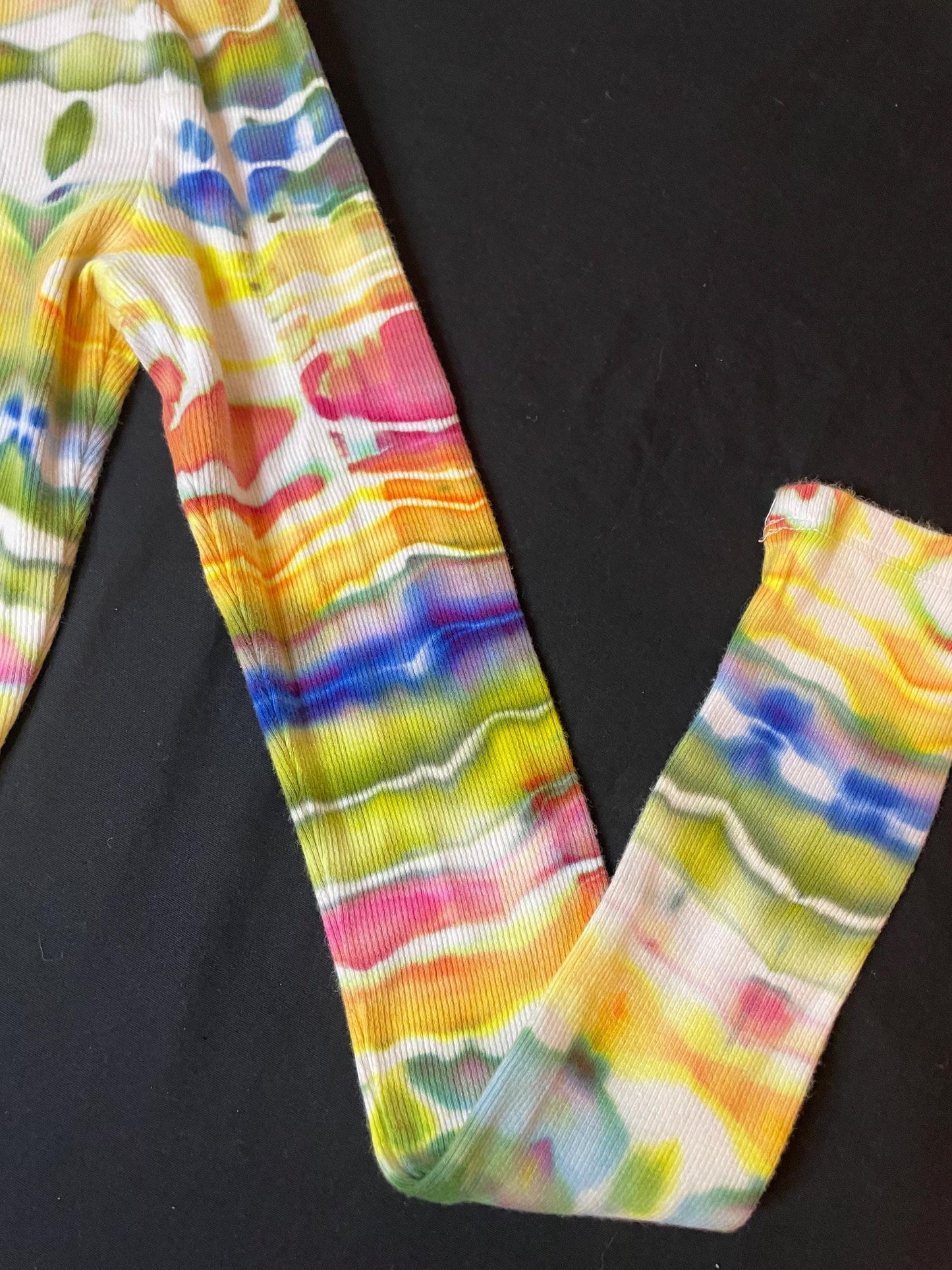 Upcycled Aeropostale Tie Dye Crop Top: Size XS, Long Sleeve, Hand-Dyed, One Of A Kind